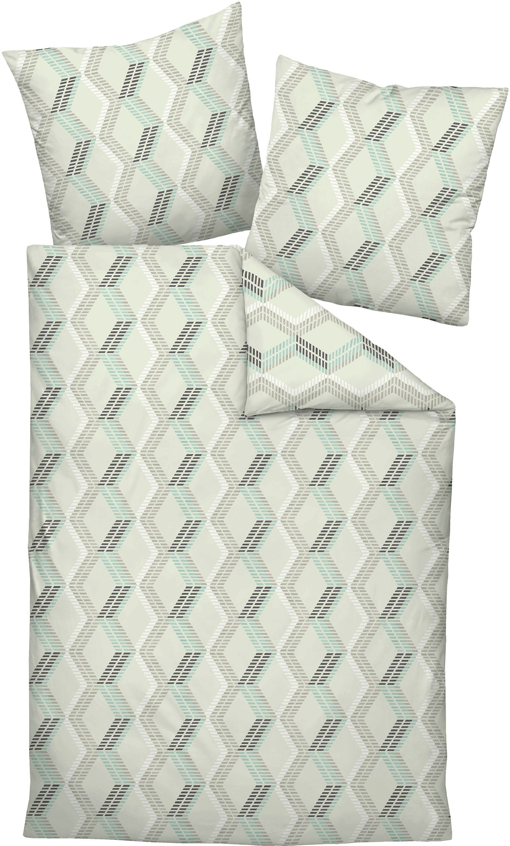 Janine Bettwäsche »MILANO 45068« 2 Stk. tlg. mit Reißverschluss günstig online kaufen