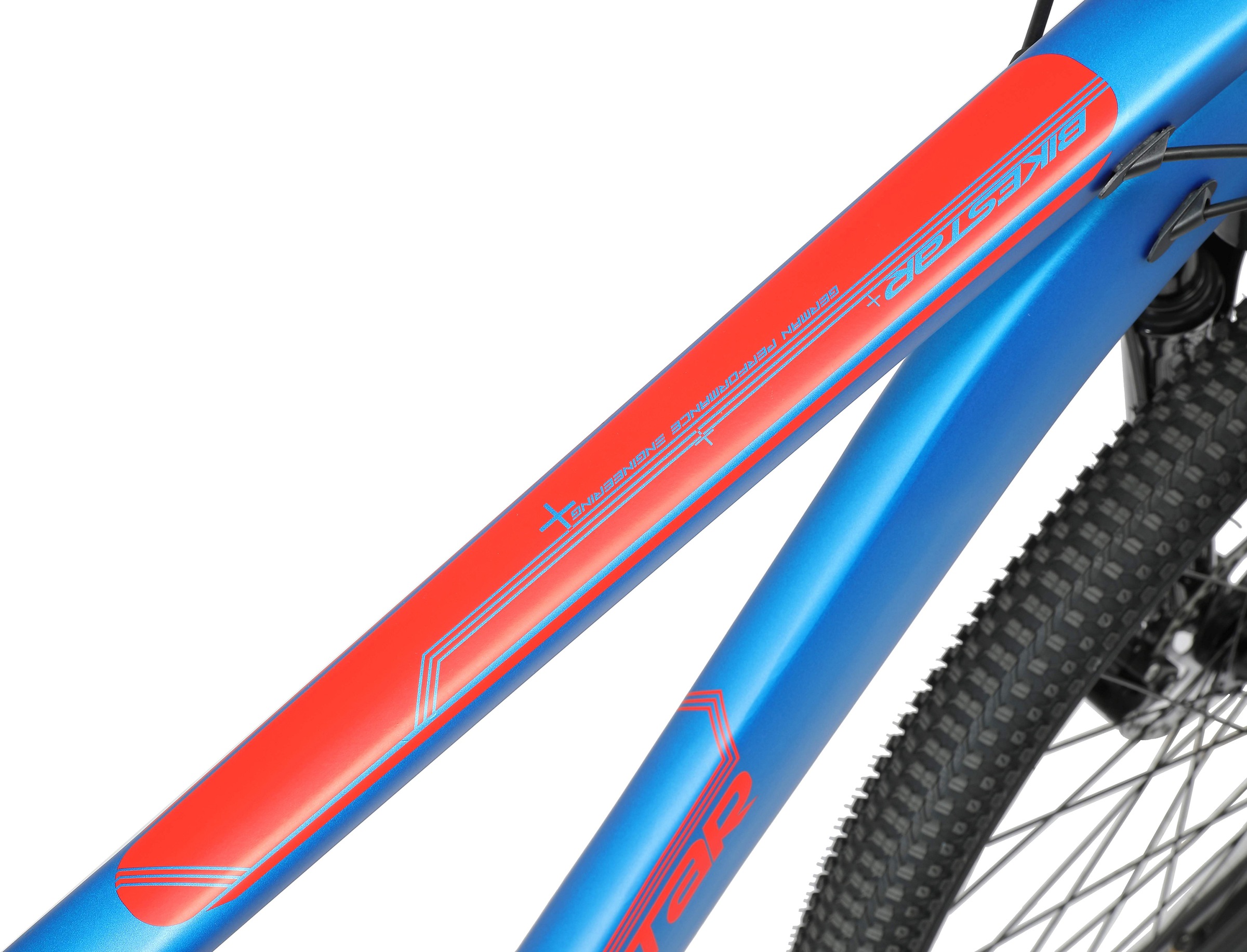 Bikestar Mountainbike, 21 Gang, Shimano, RD-TY300 Schaltwerk, Kettenschaltung, für Damen und Herren, Kettenschaltung