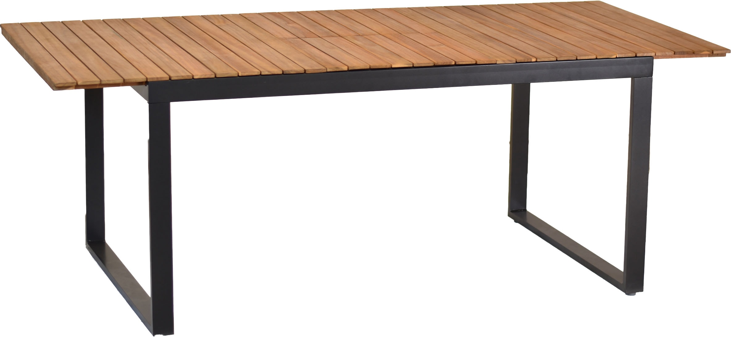 MERXX Garten-Essgruppe »Santorin« Set, 13 tlg. inkl. 6 Klappsessel, 6 Auflagen, 1 Ausziehtisch