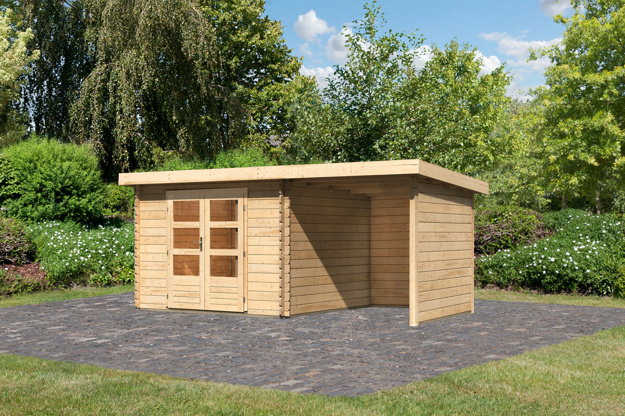 Karibu Gartenhaus »Bastrup 5«, (Set)
