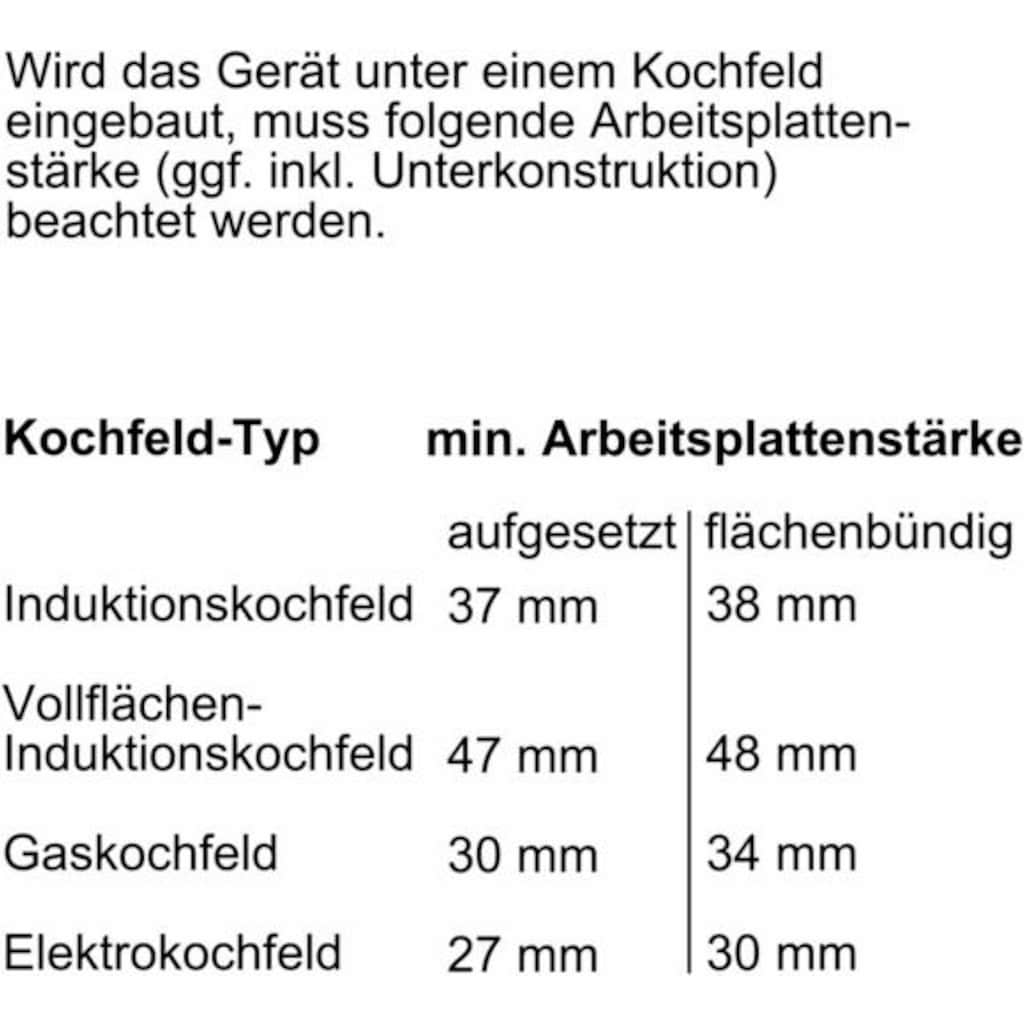 SIEMENS Einbaubackofen »HB634GBS1«, iQ700, HB634GBS1, mit Teleskopauszug nachrüstbar, ecoClean Plus