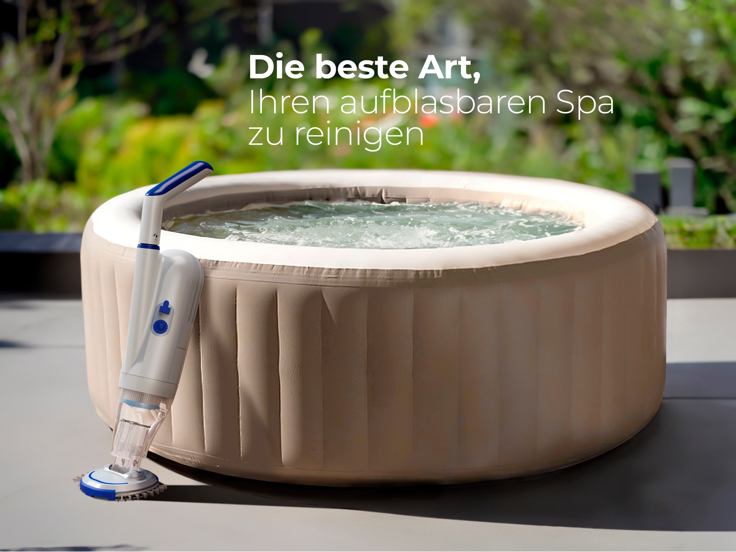 Gre Poolbodensauger, batteriebetrieben