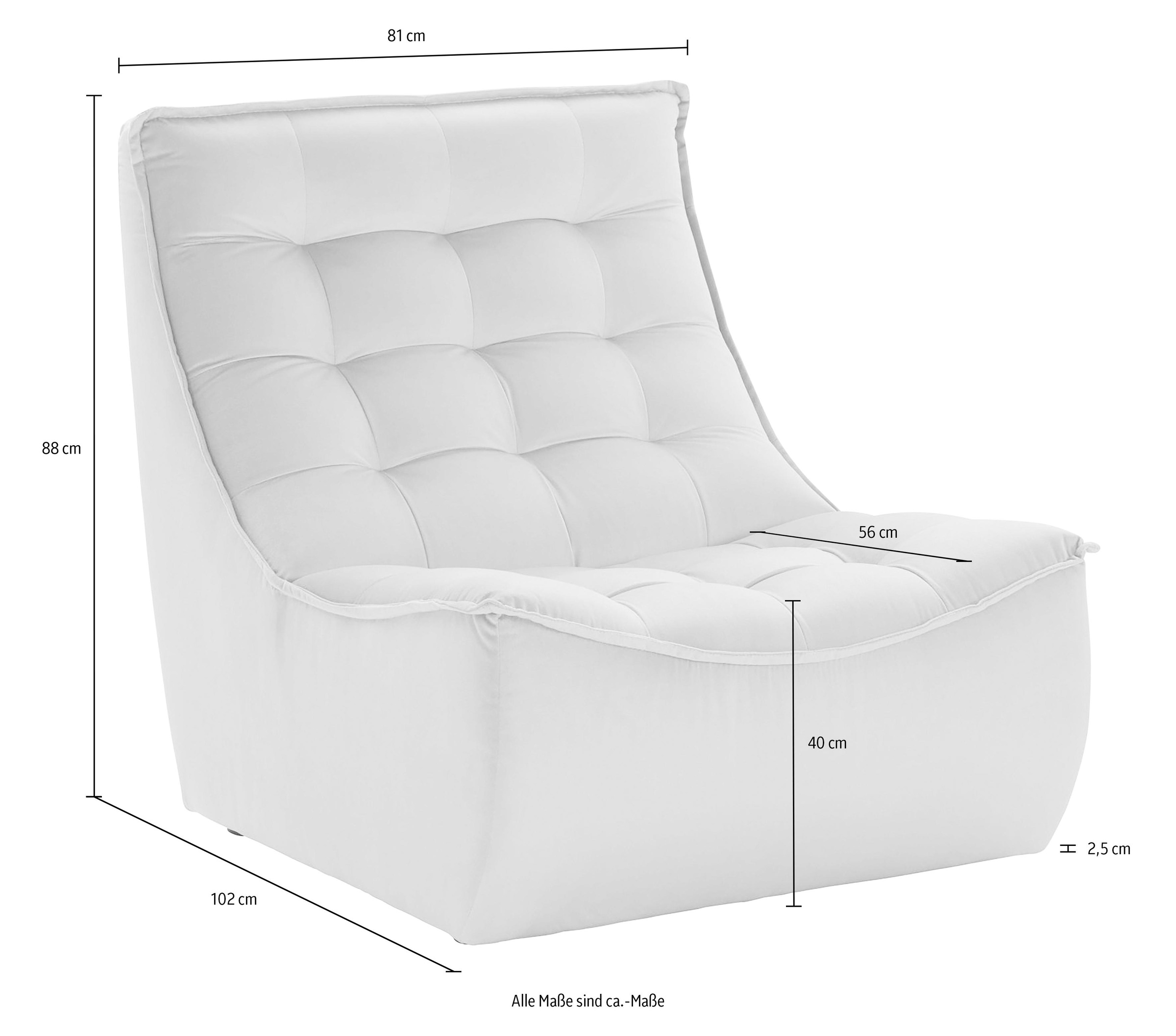 CALIA ITALIA Sessel »Banjo, Designsessel mit erstklassigem Sitzkomfort, als günstig online kaufen