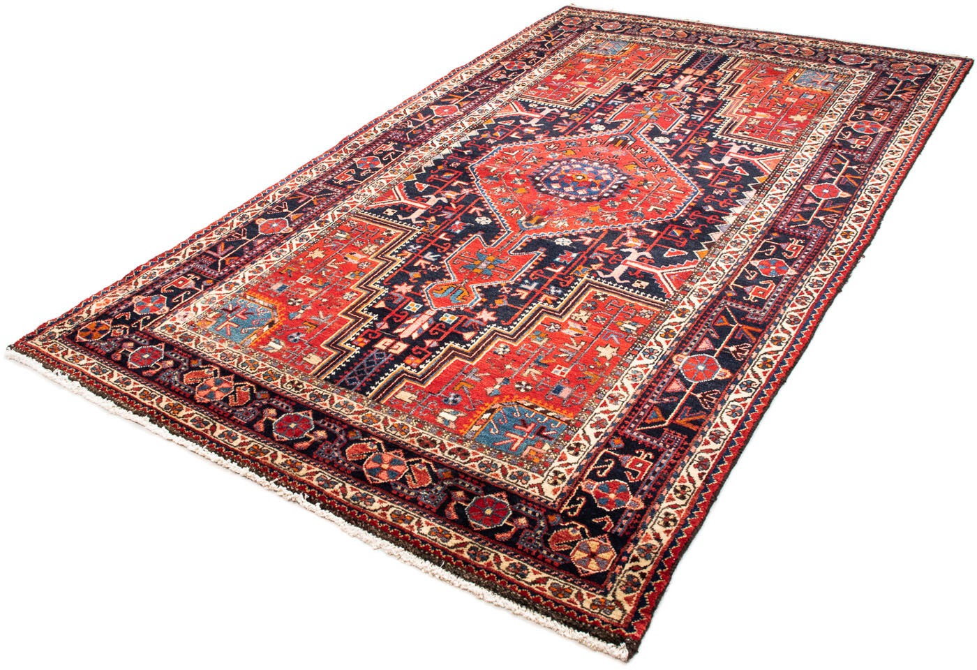 morgenland Orientteppich »Perser - Nomadic - 237 x 140 cm - dunkelrot«, rec günstig online kaufen