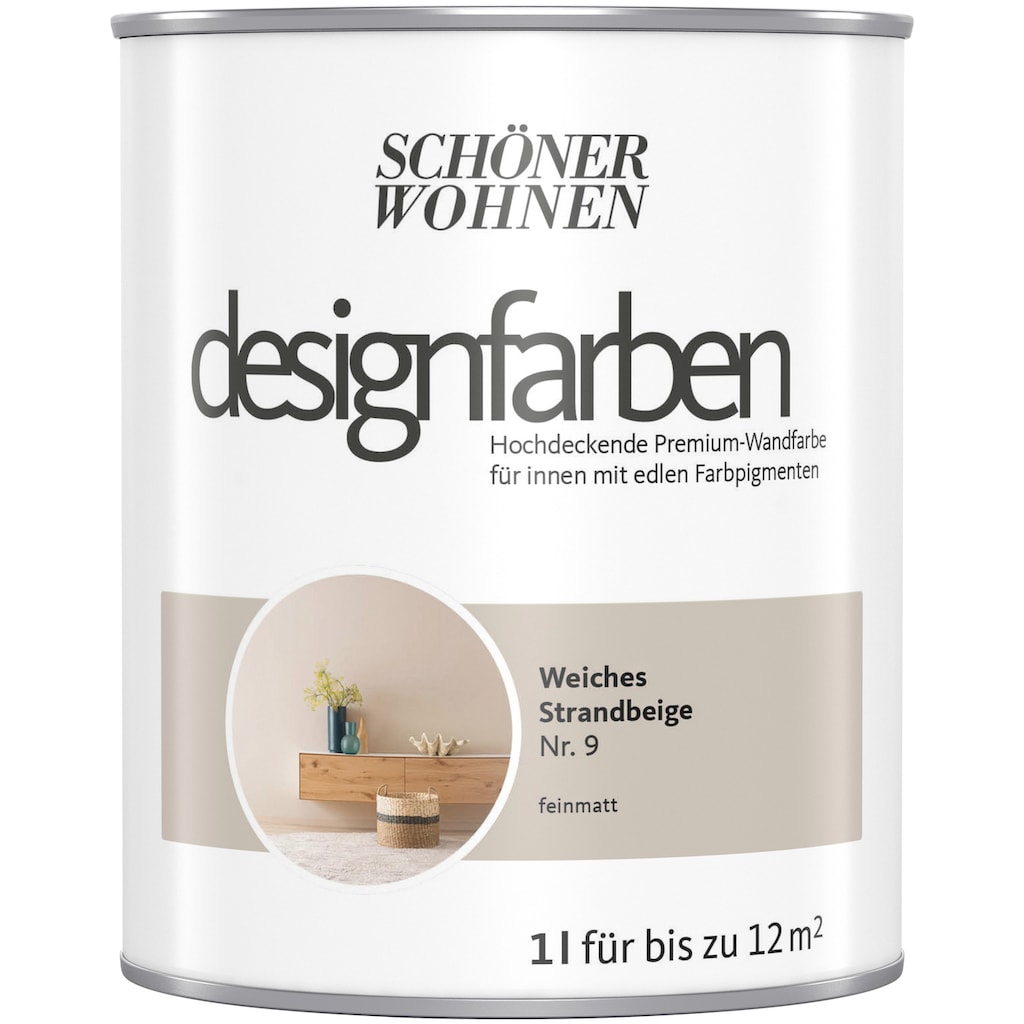 SCHÖNER WOHNEN FARBE Wand- und Deckenfarbe »designfarben«