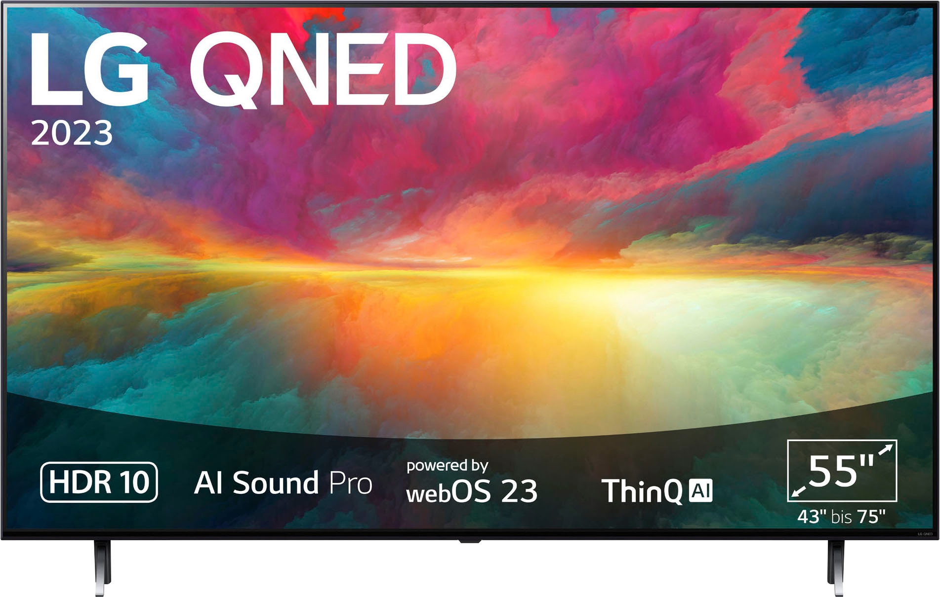 LG QNED-Fernseher »55QNED756RA«, 139 cm/55 Zoll, 4K Ultra HD, Smart-TV,  QNED,α5 Gen6 4K AI-Prozessor,HDR10,HDMI 2.0,Single Triple Tuner auf  Rechnung bestellen