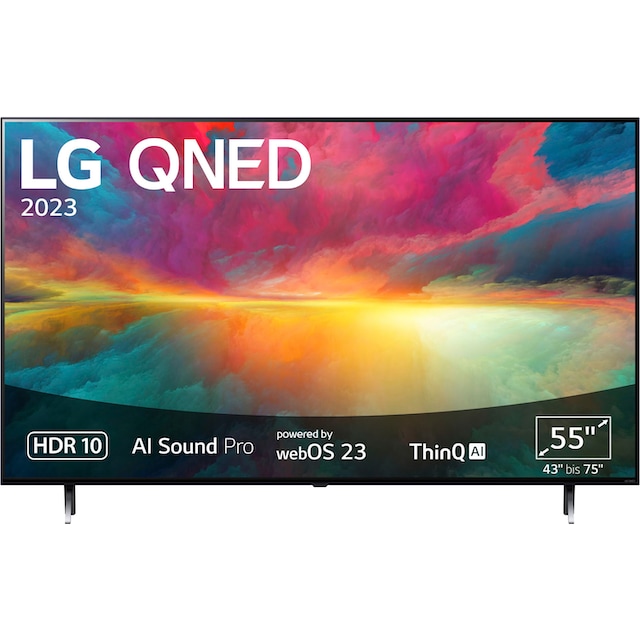 LG QNED-Fernseher »55QNED756RA«, 139 cm/55 Zoll, 4K Ultra HD, Smart-TV,  QNED,α5 Gen6 4K AI-Prozessor,HDR10,HDMI 2.0,Single Triple Tuner auf  Rechnung bestellen