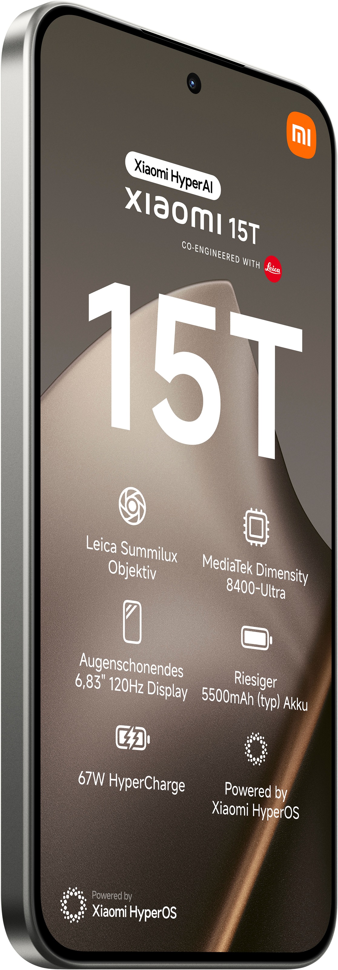 Xiaomi Smartphone »15T 12+256«, grau
