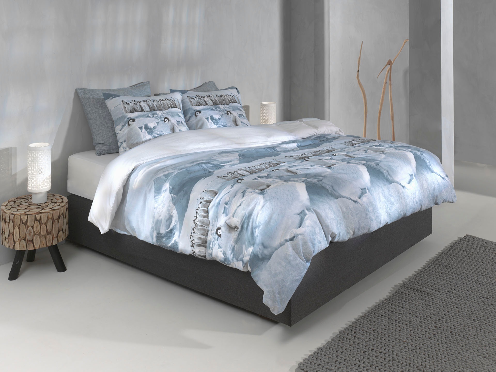 ZO HOME Bettwäsche »Pinguini« 1 tlg. Bettwäsche aus 100% Baumwolle, hochwertige Flanell