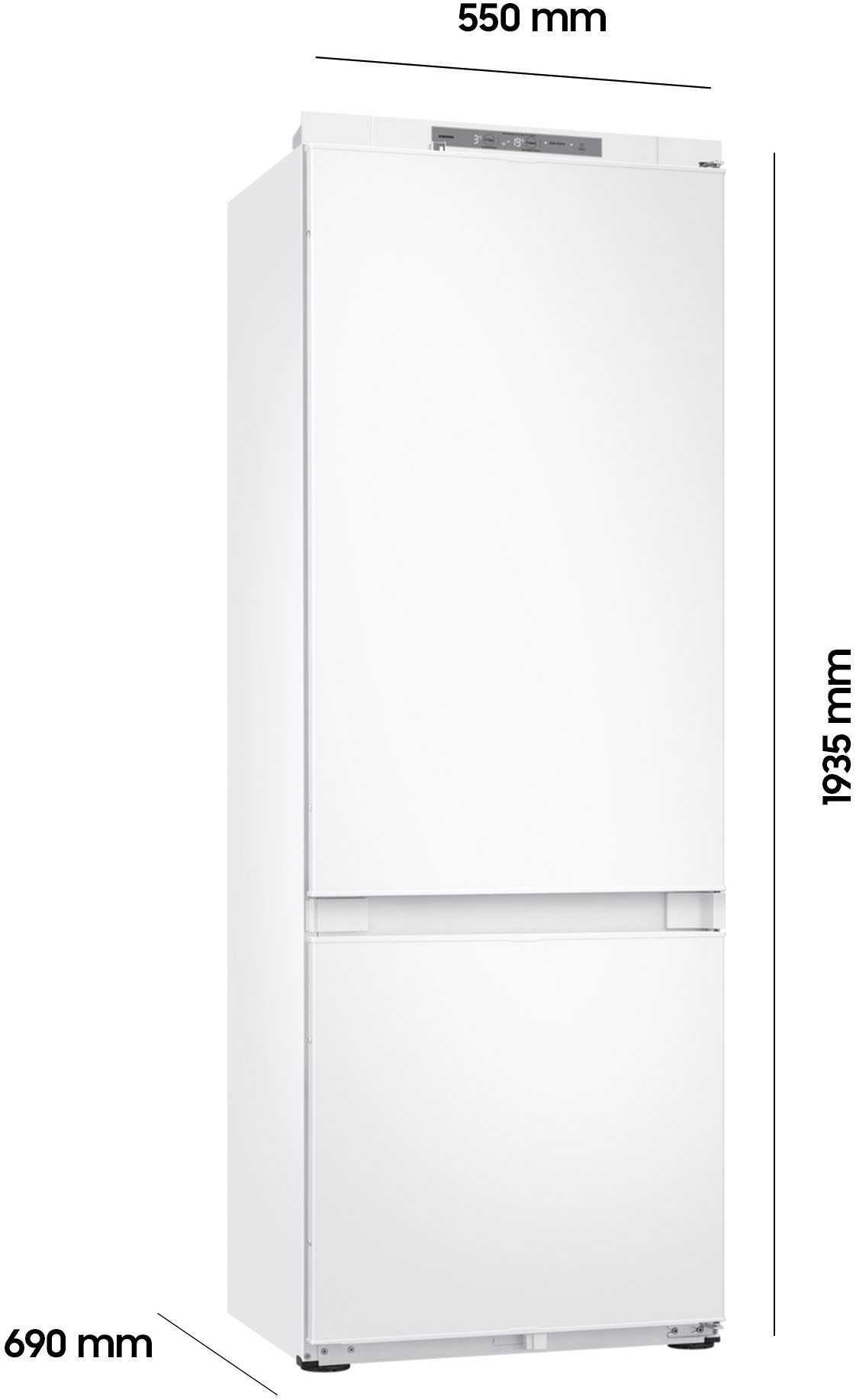 Samsung Einbaukühlgefrierkombination BRB6500D »BRB38G705DWW«