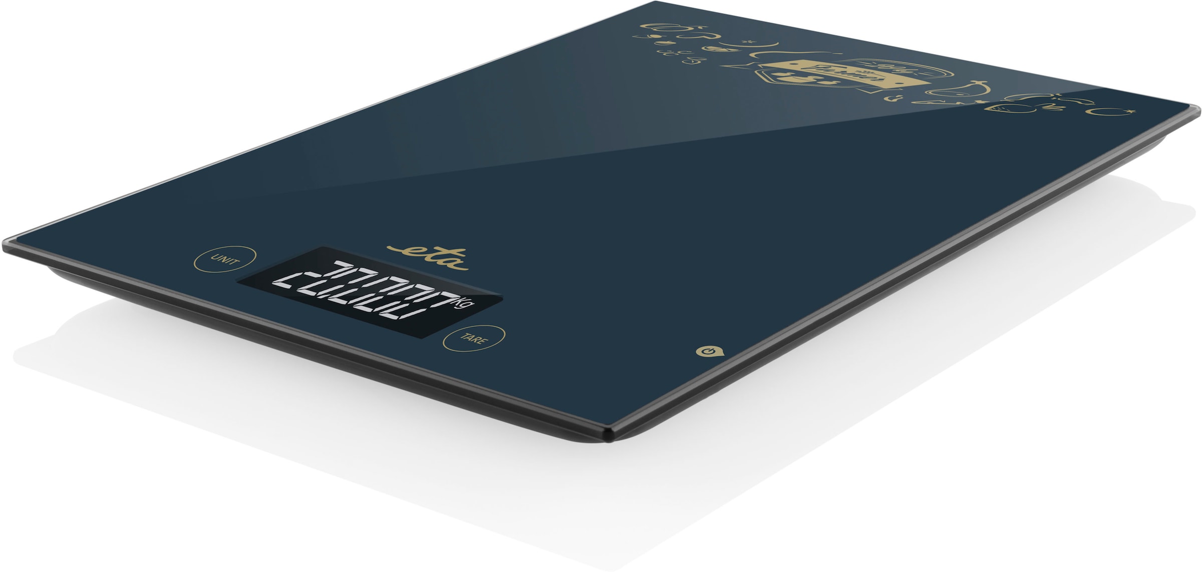 eta Küchenwaage »FARMER ETA477790000«, (1 tlg.), Touch-Display, TARE Funktion-Zuwiegen, bis 20 Kg, Mess-Einheit 1g