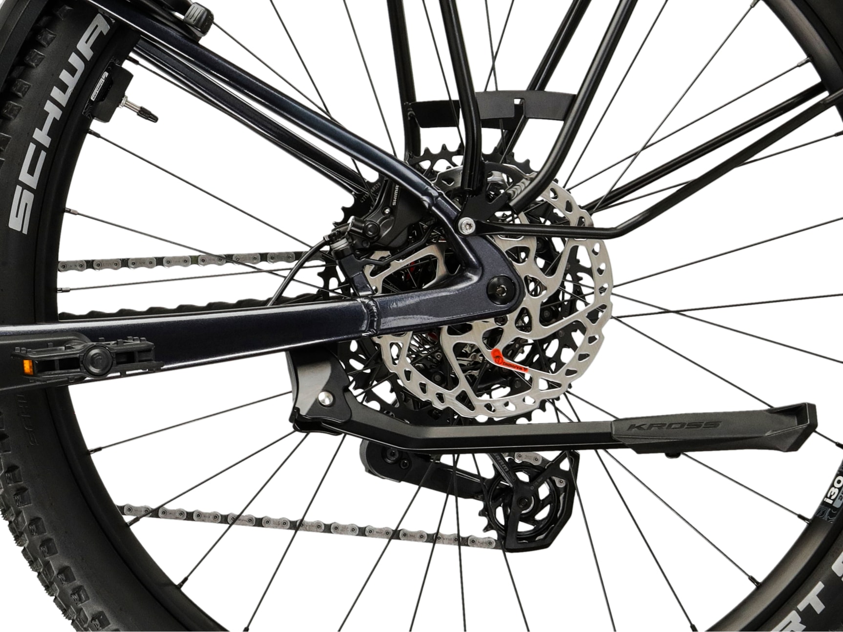 Kross »Influx Hybrid 6.0 21,3Ah / 800 Wh 29 Zoll schwarz 12 Gänge 2026« 12 Gang SRAM S1000 EAGLE AXS Schaltwerk Kettenschaltung Mittelmotor 250 W