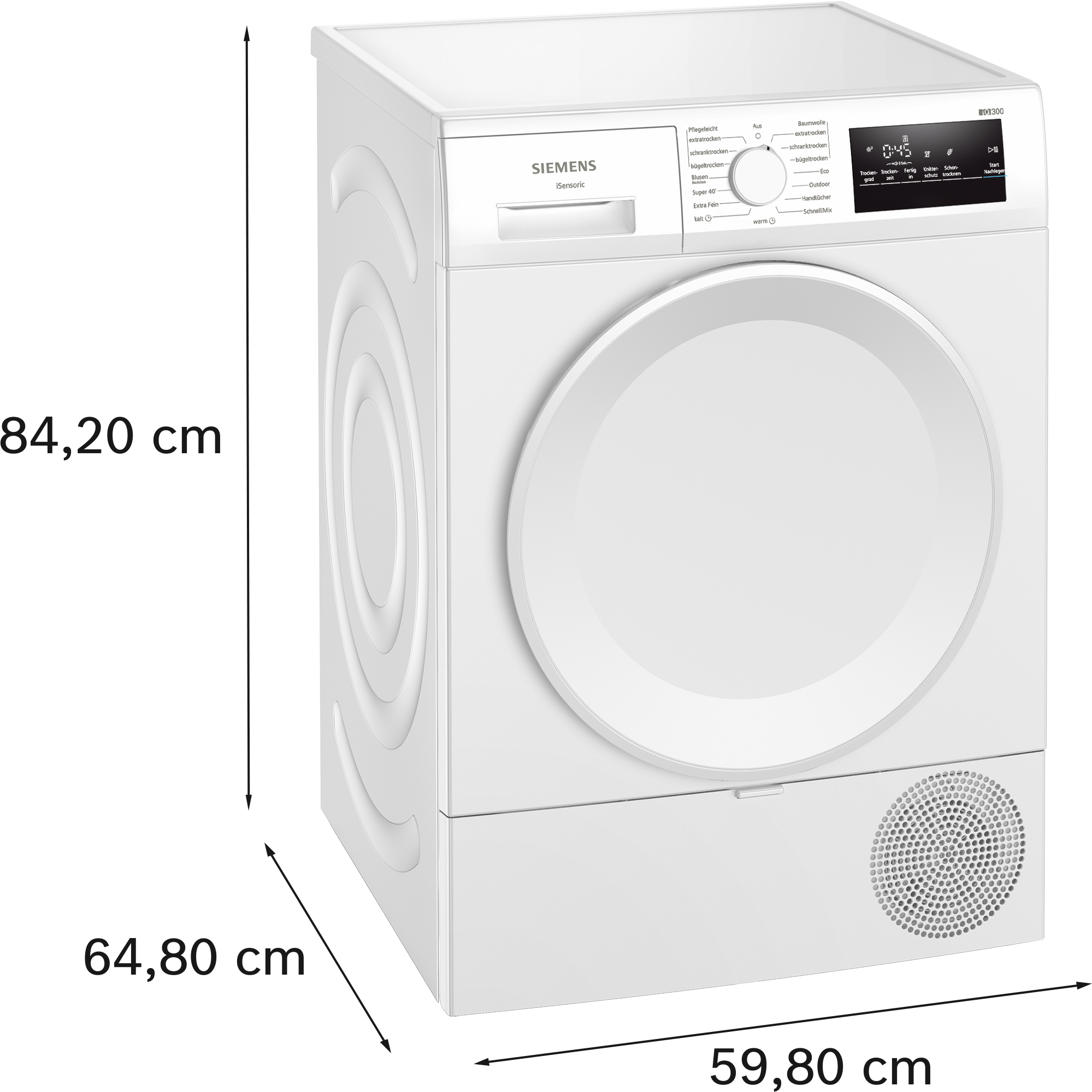 SIEMENS Wärmepumpentrockner »WT43HV04« iQ300