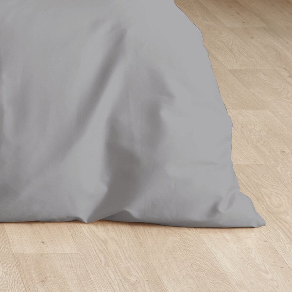 TRAUMSCHLAF Bettwäsche »Uni Satin«, in Mako Satin Qualität aus 100% Baumwolle, Bett- und Kopfkissenbezug mit Reißverschluss, STANDARD 100 by OEKO-TEX® zertifiziert