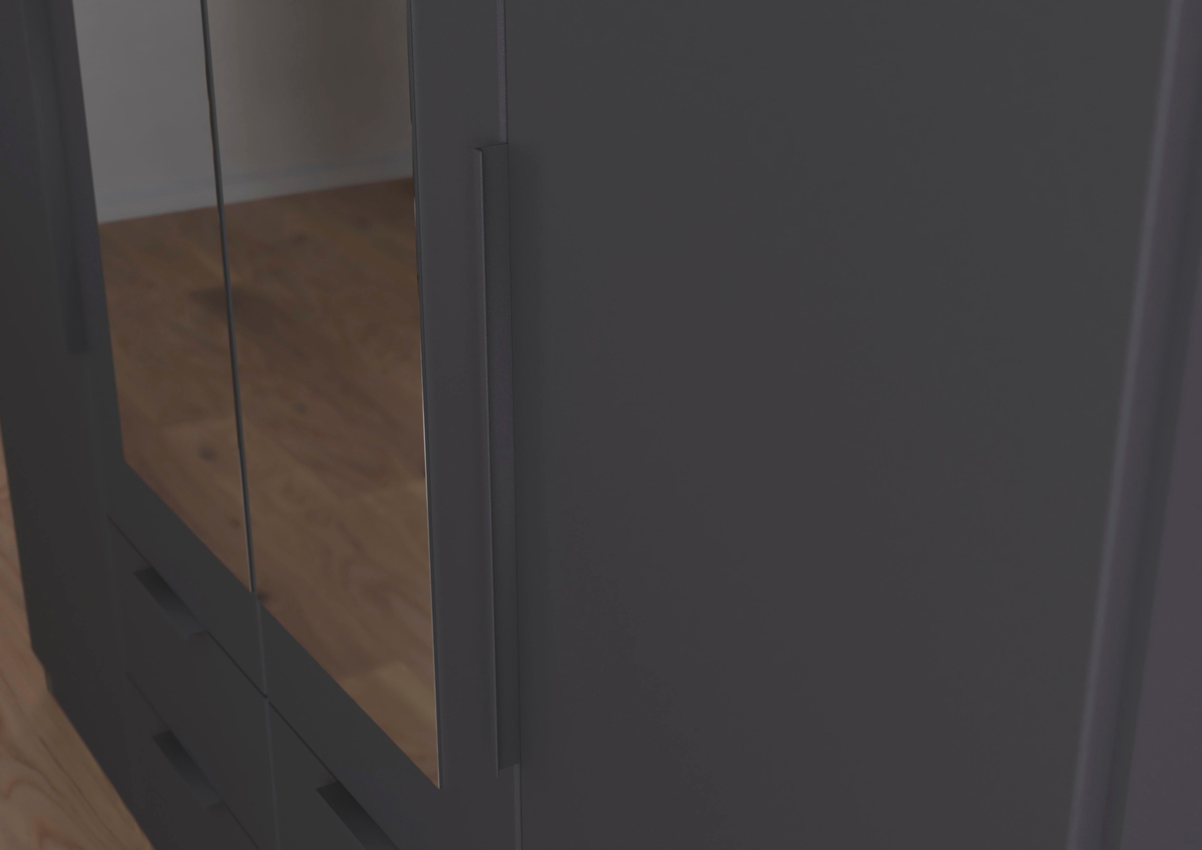 rauch Drehtürenschrank »Kleiderschrank Schrank Garderobe KREFELD optional mit Spiegel«, mit 3 Griff-Varianten, inkl. praktischen Schubladen MADE IN GERMANY