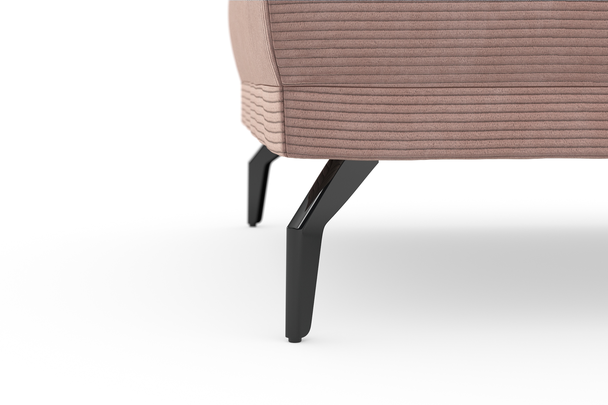 INOSIGN Hocker »Coco« Cord-Bezug in 2 Ausführungen, Füßen 15 cm hoch