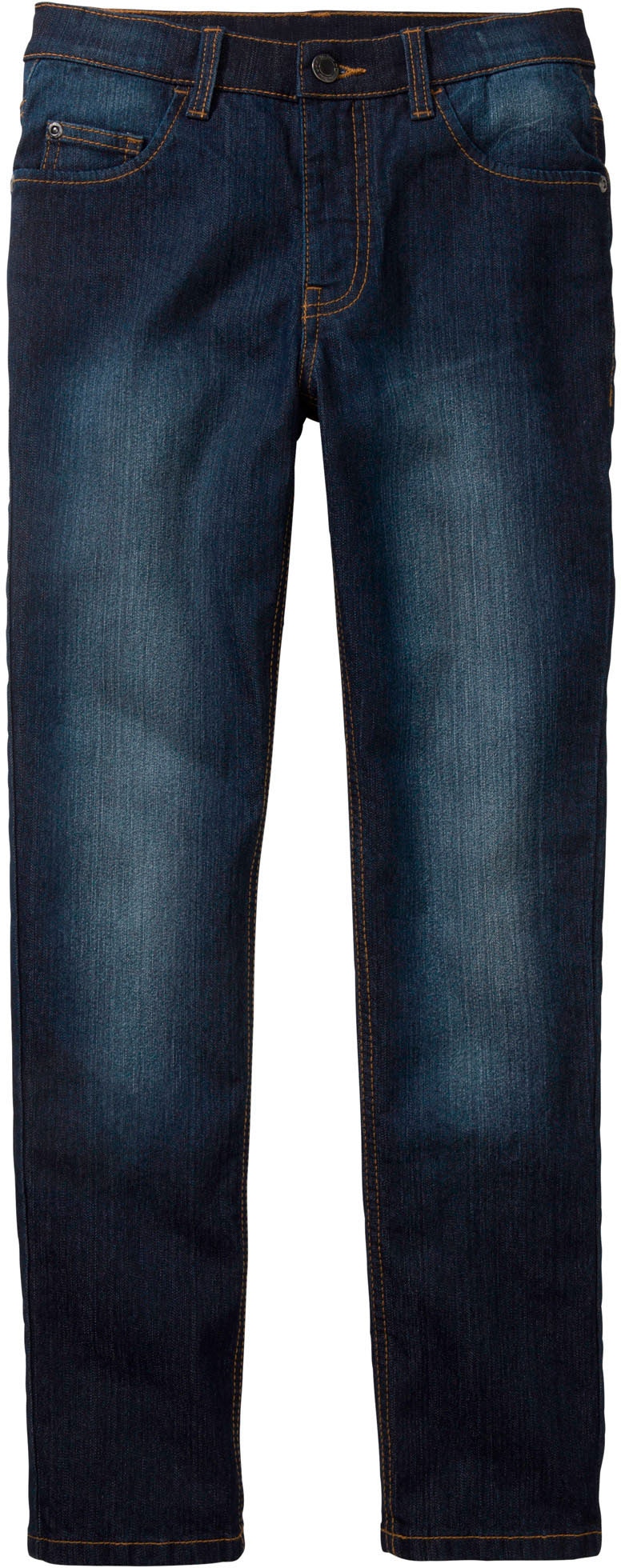 bonprix Slim-fit-Jeans mit Stretch-Material, mit verstellbarem Bund, leichte Waschung