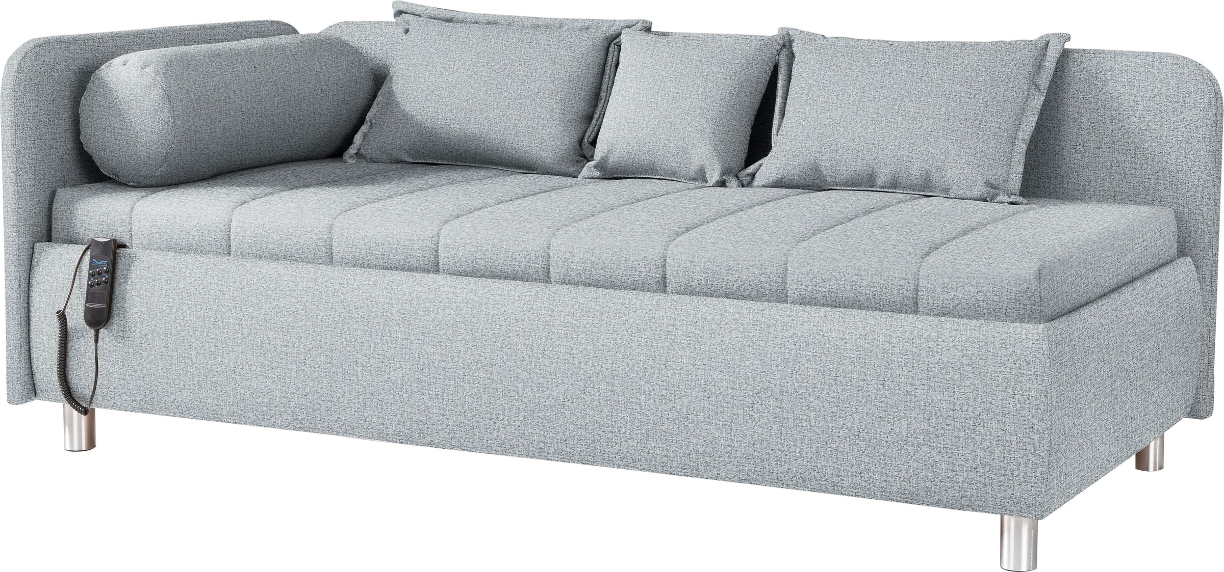 alina Schlafsofa »Kiana«, Liegefläche 90/200 cm oder 100/200 cm, Bettkasten, Zierkissen-Set