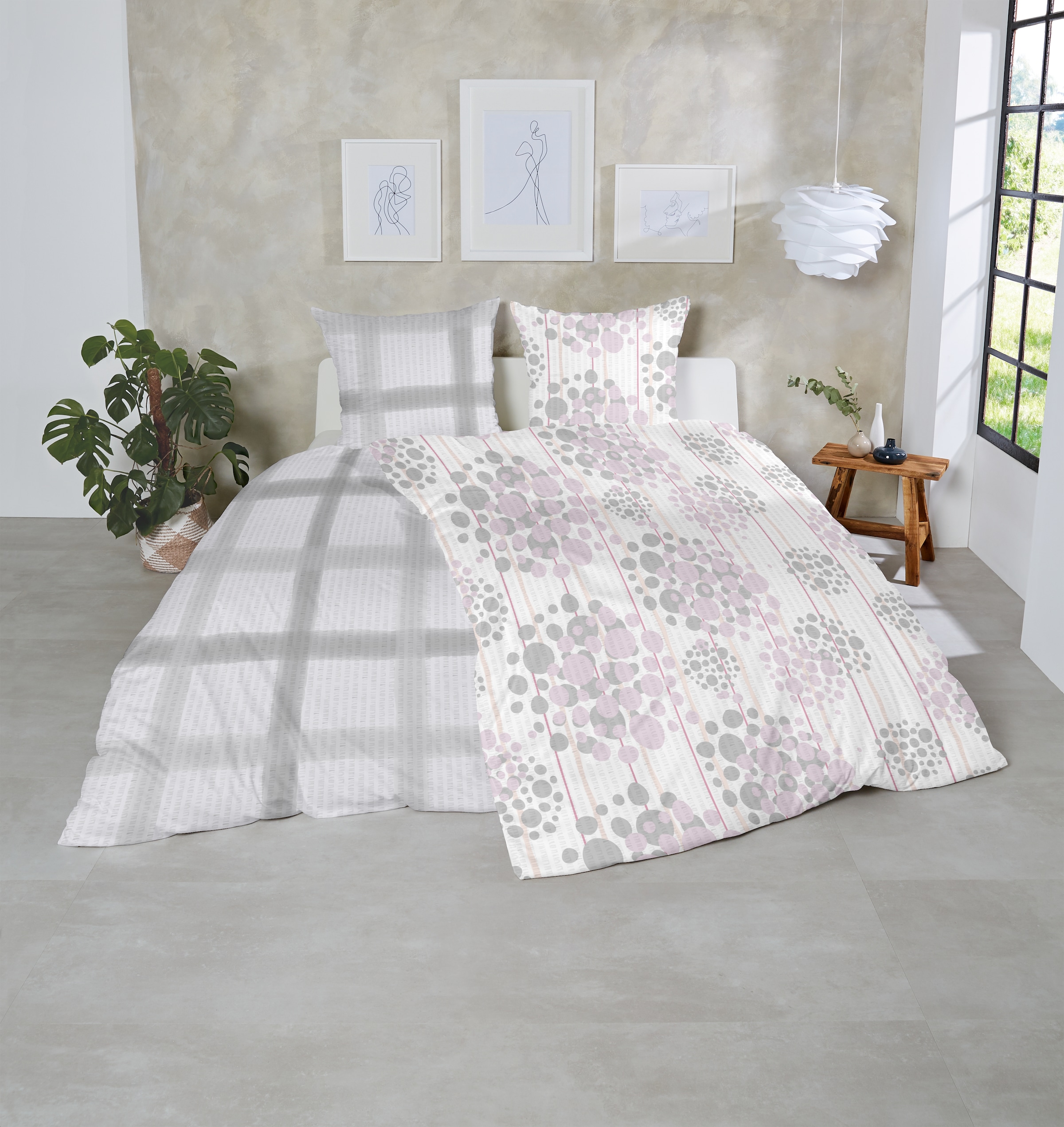 Primera Bettwäsche »Soft-Seersucker-Bettwäsche Florence« 2