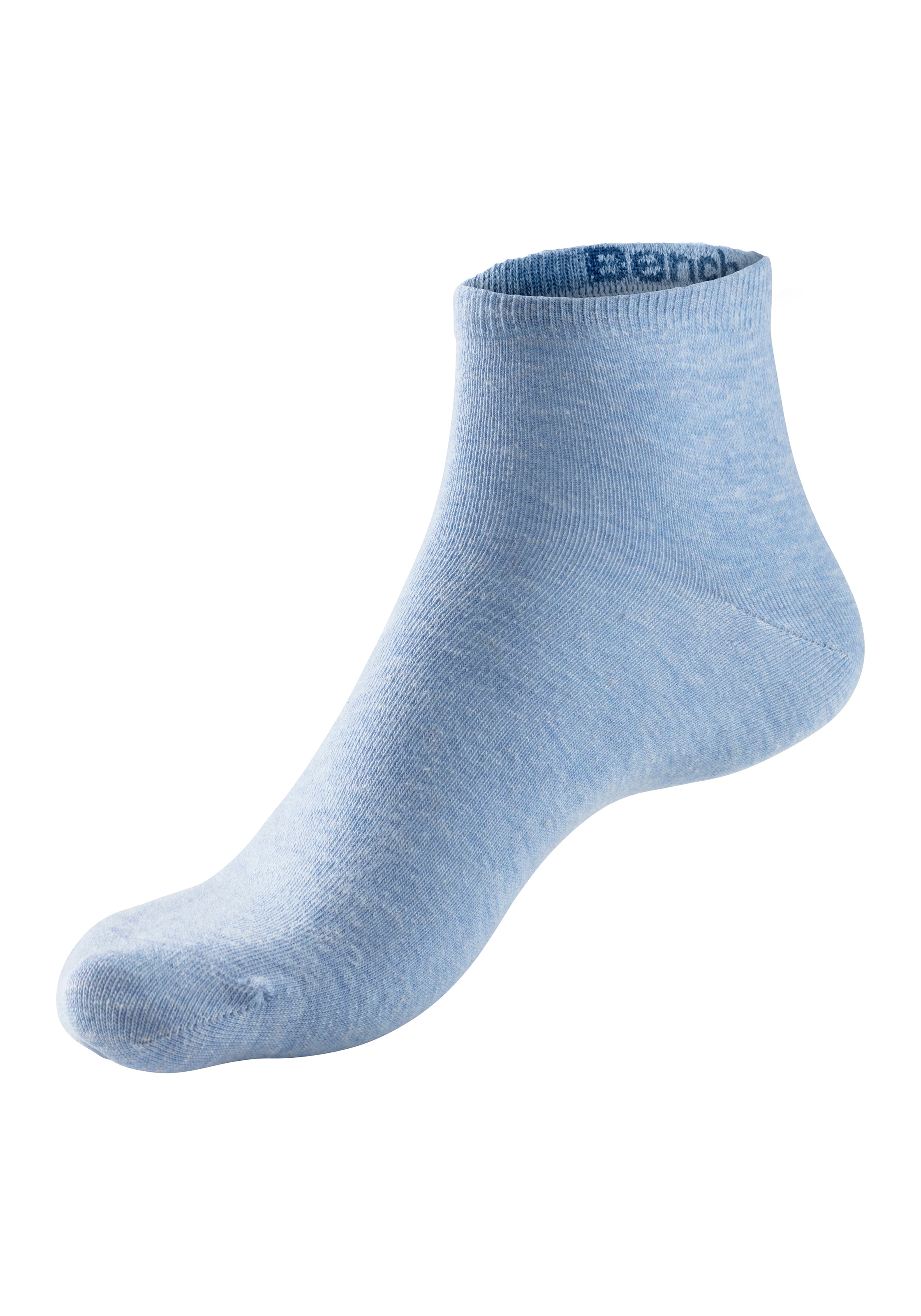 Bench. Kurzsocken, (Packung, 6 Paar), mit eingestricktem Markenlogo im Bündchen