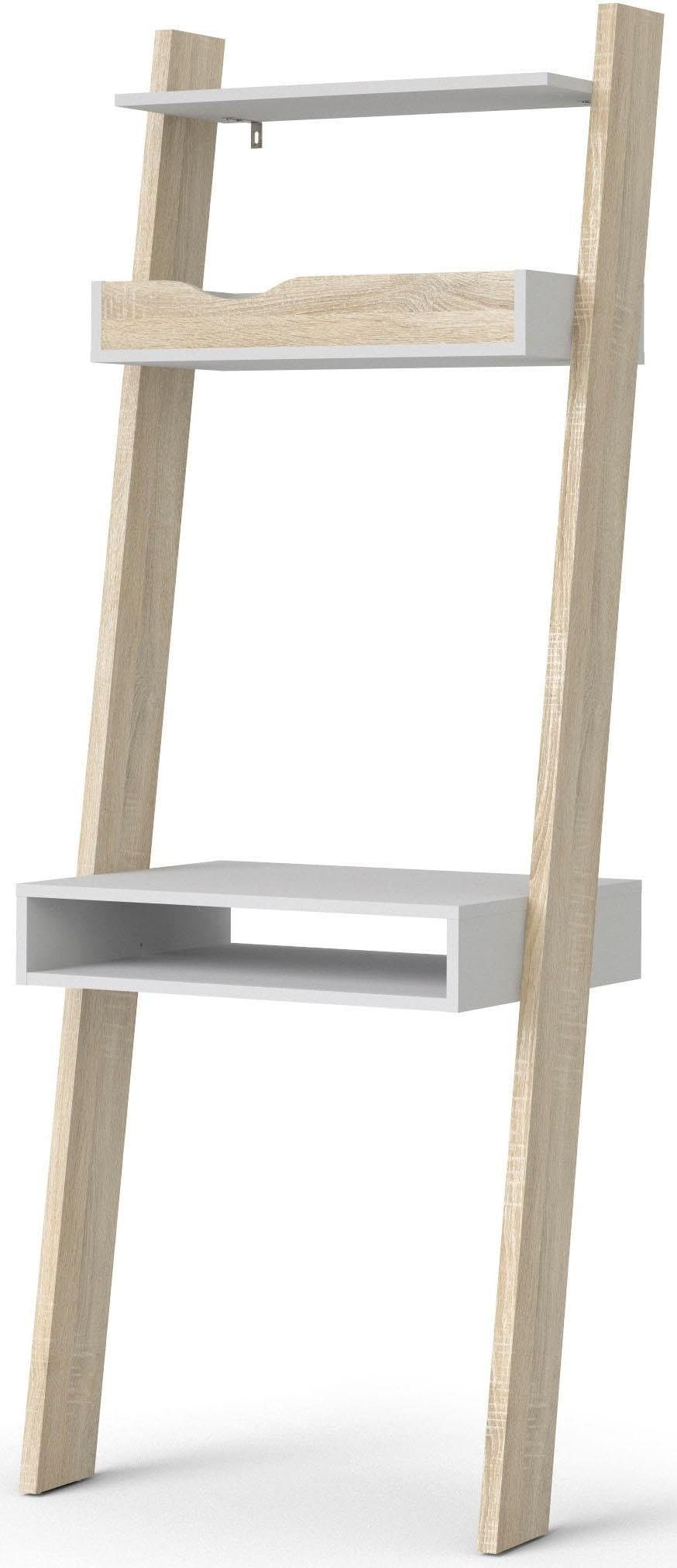 andas Schreibtisch »Oslo, Arbeitstisch, Bürotisch«, mit 1 offenen Fach, 1 offenen Schublade, 1 Boden, Breite 65 cm