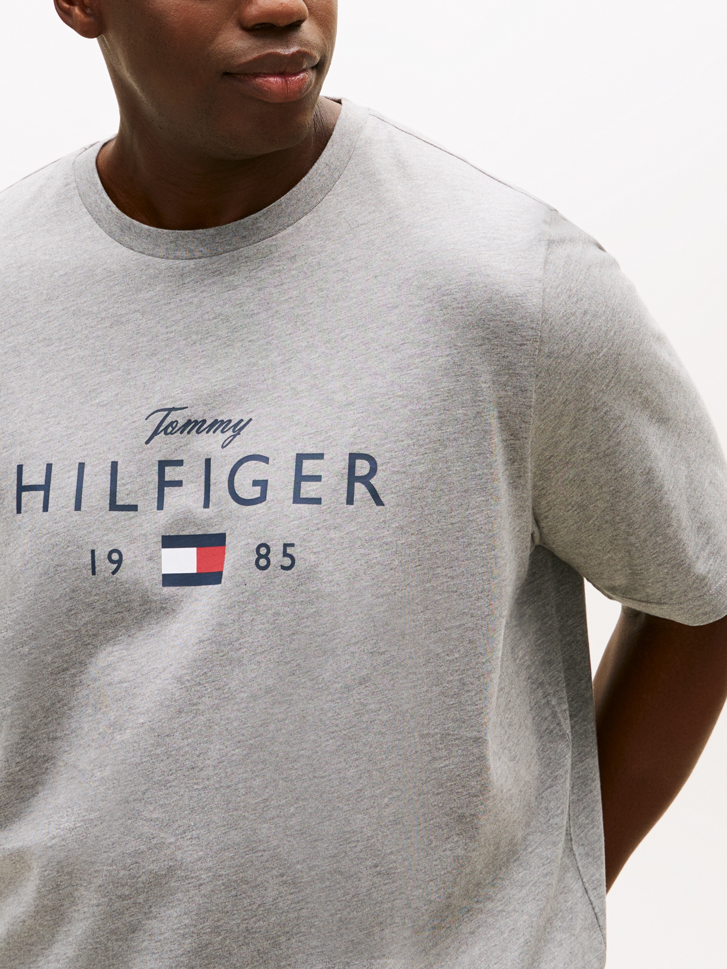 Tommy Hilfiger Big & Tall T-Shirt »BT-BRAND LOVE BIG HILFIGER« Rundhals, normale Passform, Große Größen