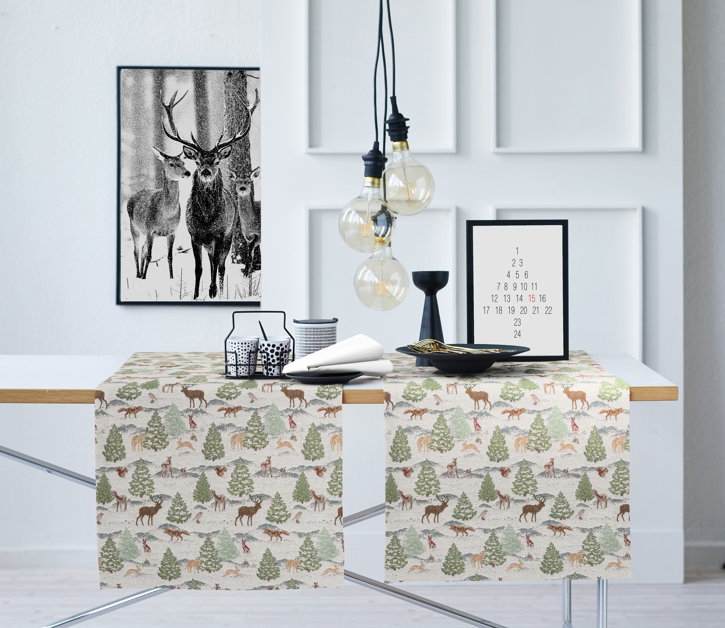 APELT Tischläufer »9536 WINTERWELT, Weihnachtsdeko, Weihnachten« Gobelin-Ge günstig online kaufen