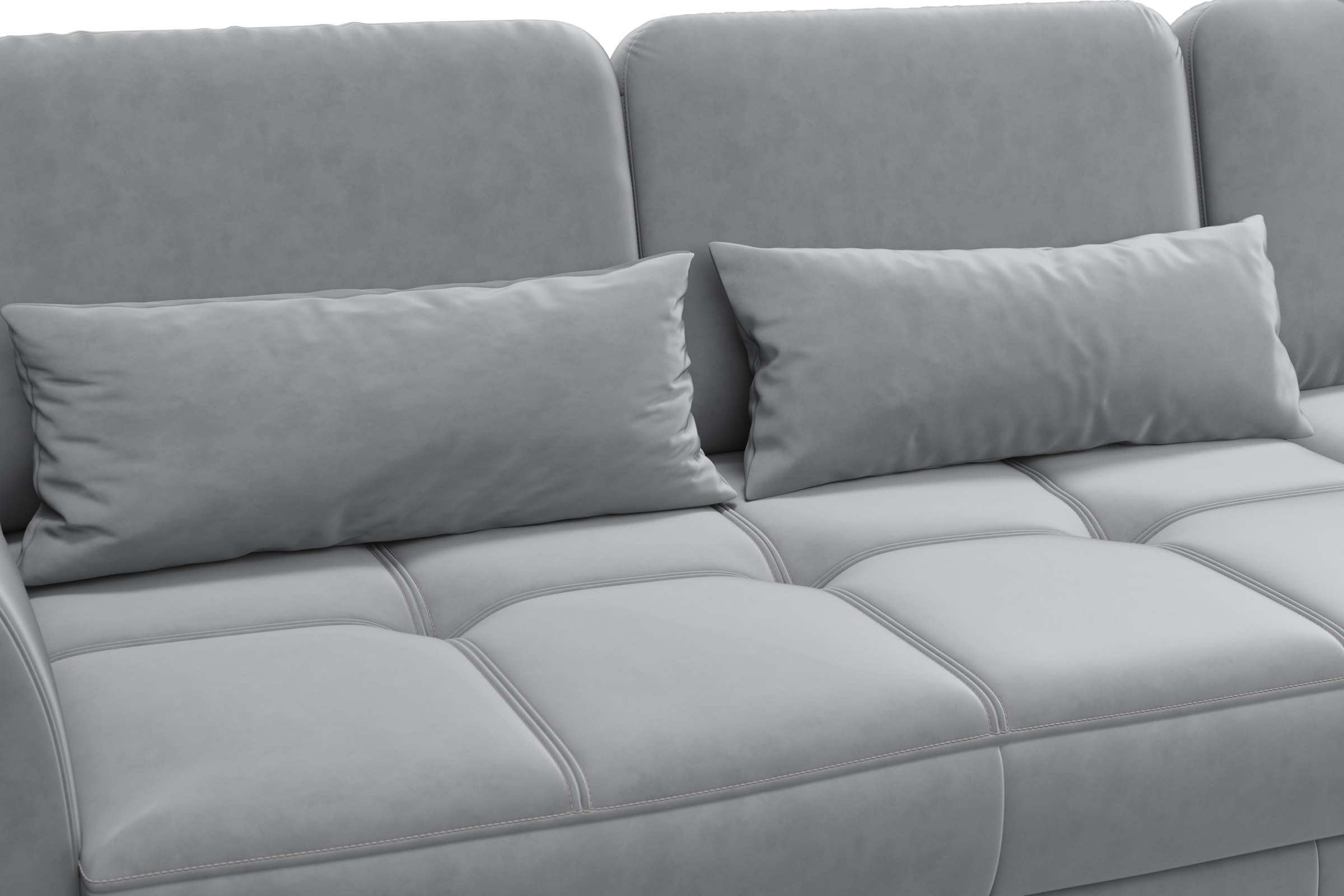 sit&more Ecksofa »Bendigo L-Form«, inklusive Sitztiefenverstellung, Bodenfreiheit 15 cm, in 2 Fußfarben
