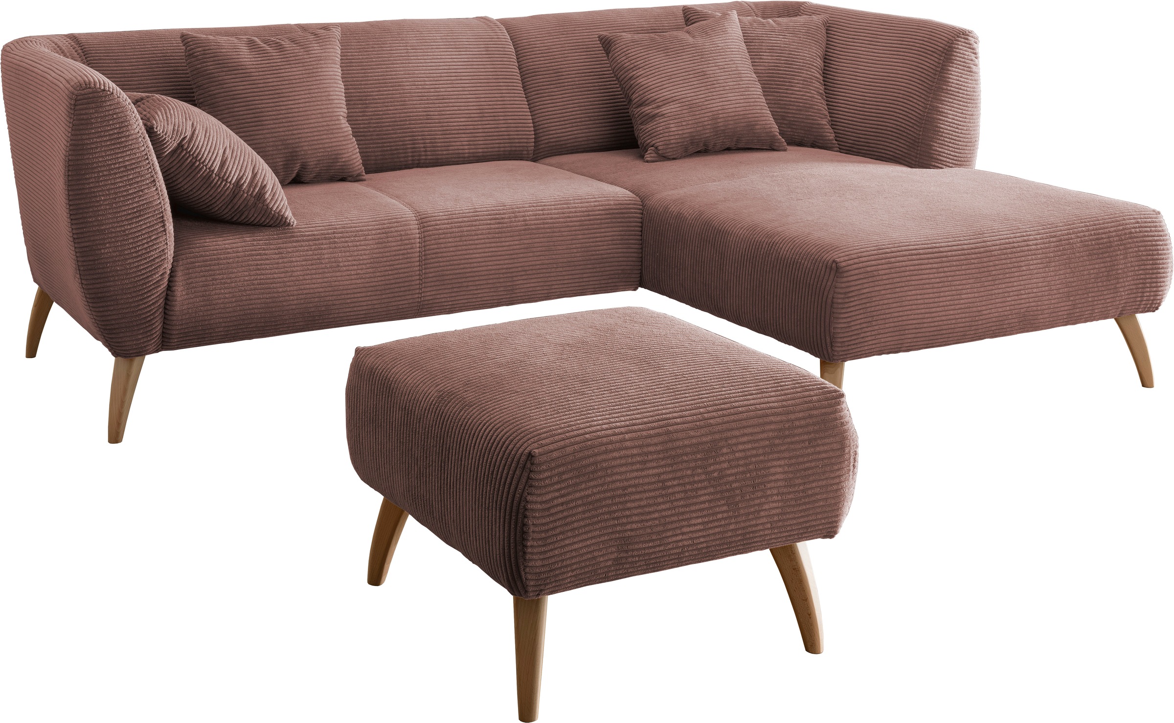 Home affaire Ecksofa »Colori Polstermöbel mit zeitlos eleganter Rückenführu günstig online kaufen