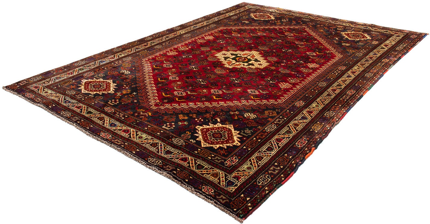 morgenland Orientteppich »Perser - Nomadic - 295 x 210 cm - dunkelrot«, rec günstig online kaufen