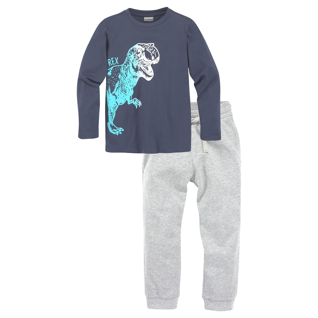 KIDSWORLD Shirt & Hose »Dino«, (Spar-Set, 2 tlg.)