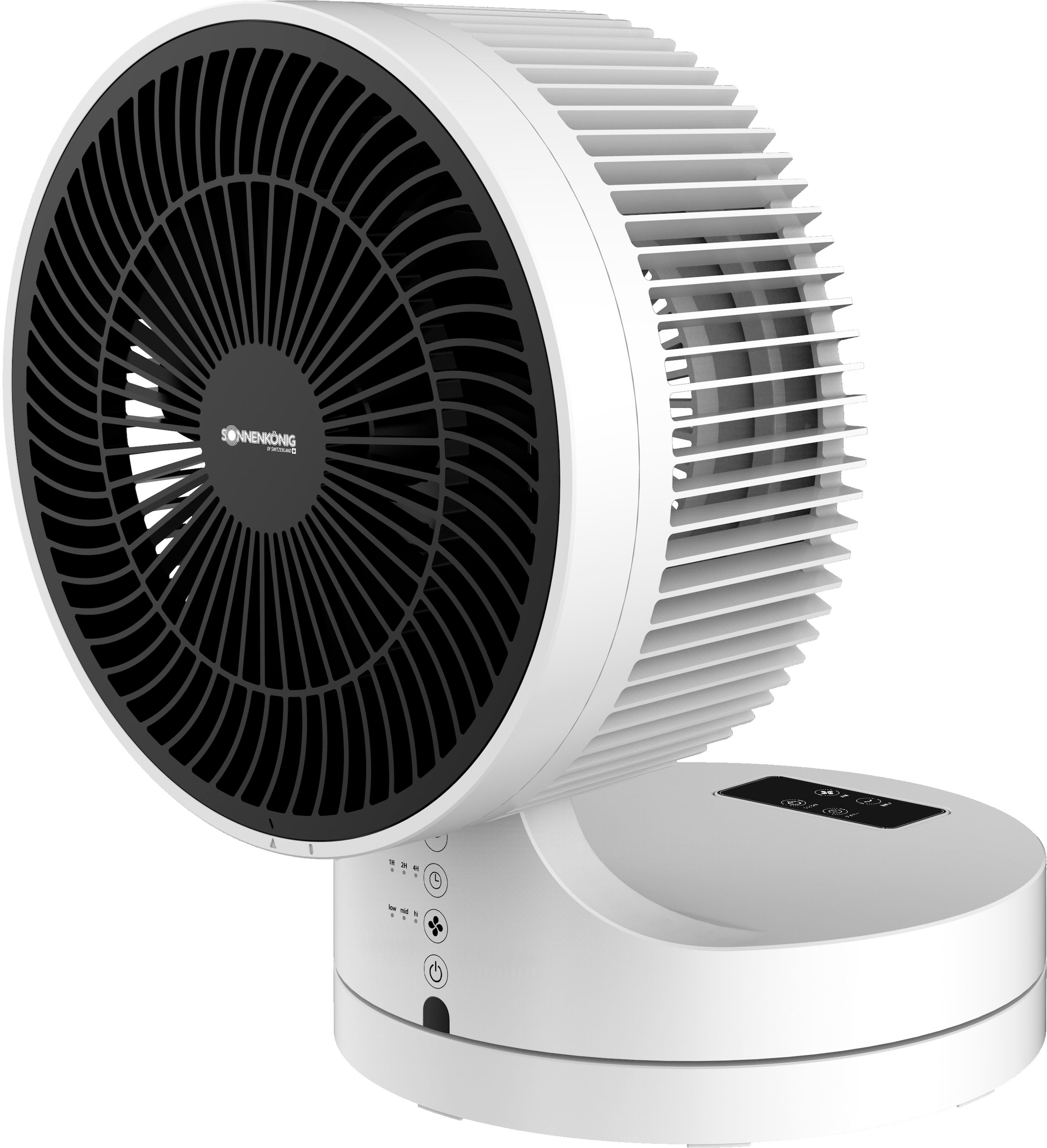 Sonnenkönig Tischventilator »Breez, Leistung 45W, 7h Timer, Fernbedienung, Oszillation,«, 3 Geschwindigkeitsmodi, eignet sich für alle Jahreszeiten