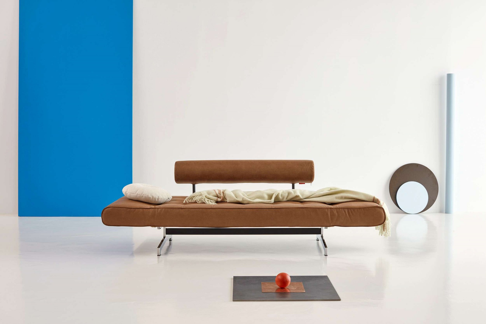 INNOVATION LIVING ™ 3-Sitzer »Ghia Schlafsofa, Multi-Wohlfühlsofa, OTTOs Choice, Designfuß«, eine große Liegefläche mit geringer Stellfläche, beidseitig abklappbar
