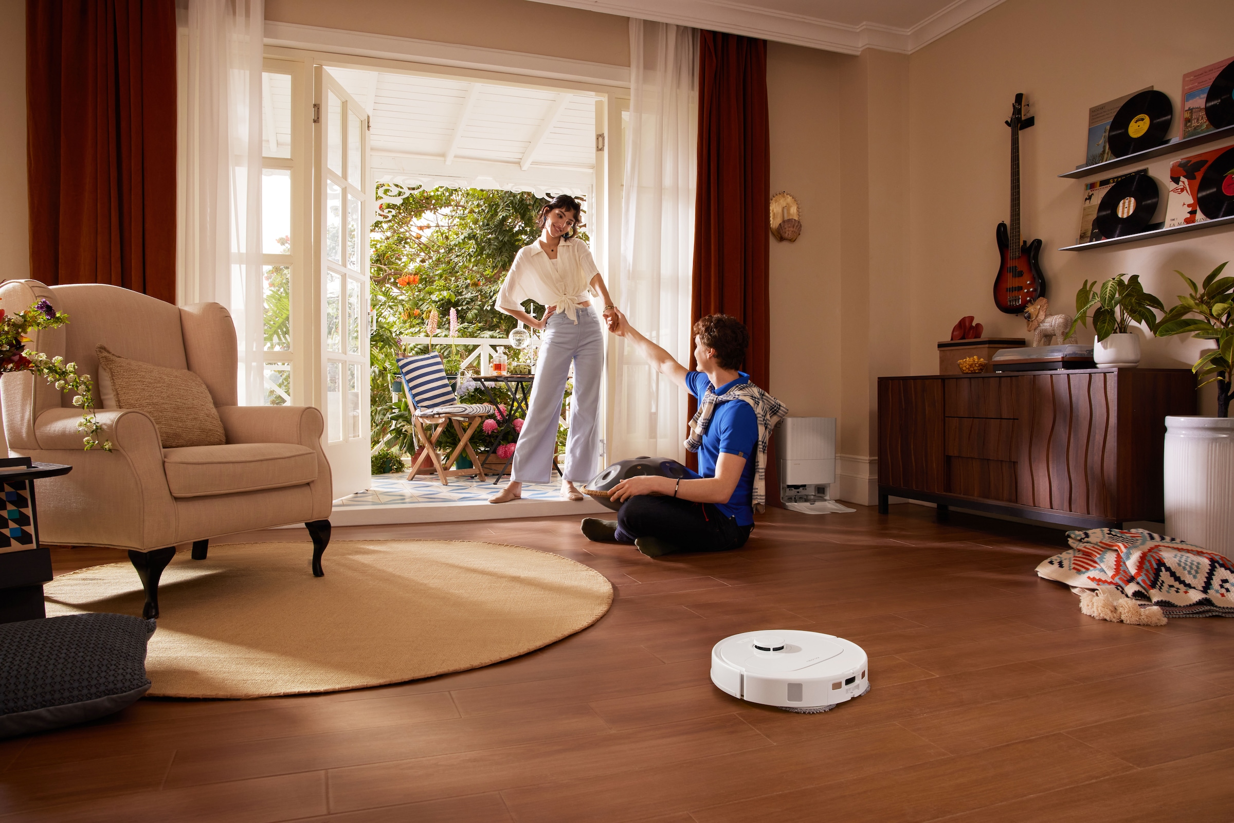 Roborock Saugroboter »Roborock QR 598 mit Wischfunktion  E11-Filter im Roboter« Moppreinigung mit 0,95 Rate, Trocknung mit kühler Luft