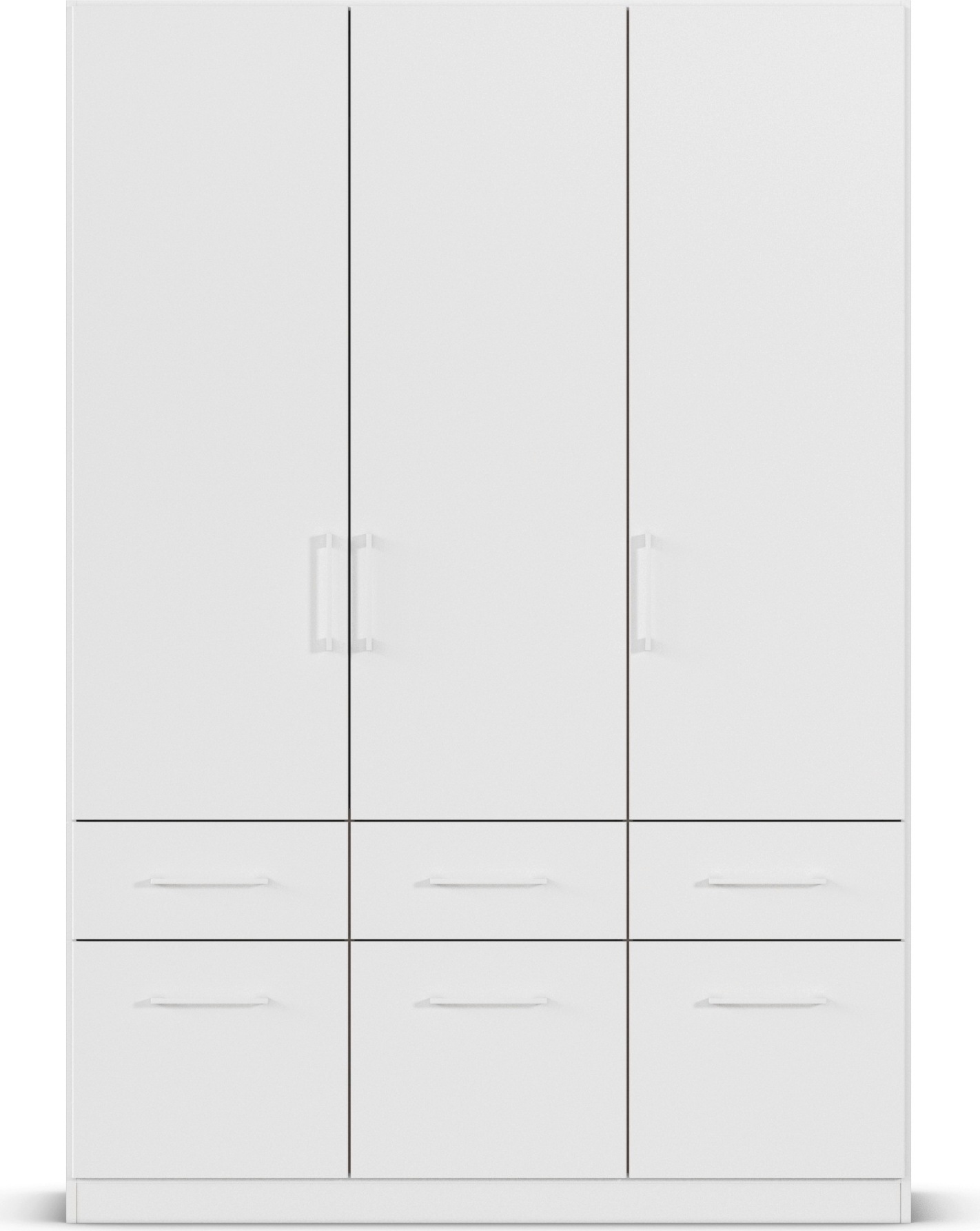 rauch Kleiderschrank »Kleiderschrank Schrank Garderobe Wäscheschrank DUNDEE«, (mit 3 Griff-Varianten), Schubladen in zwei Höhen, optional mit Spiegel MADE IN GERMANY