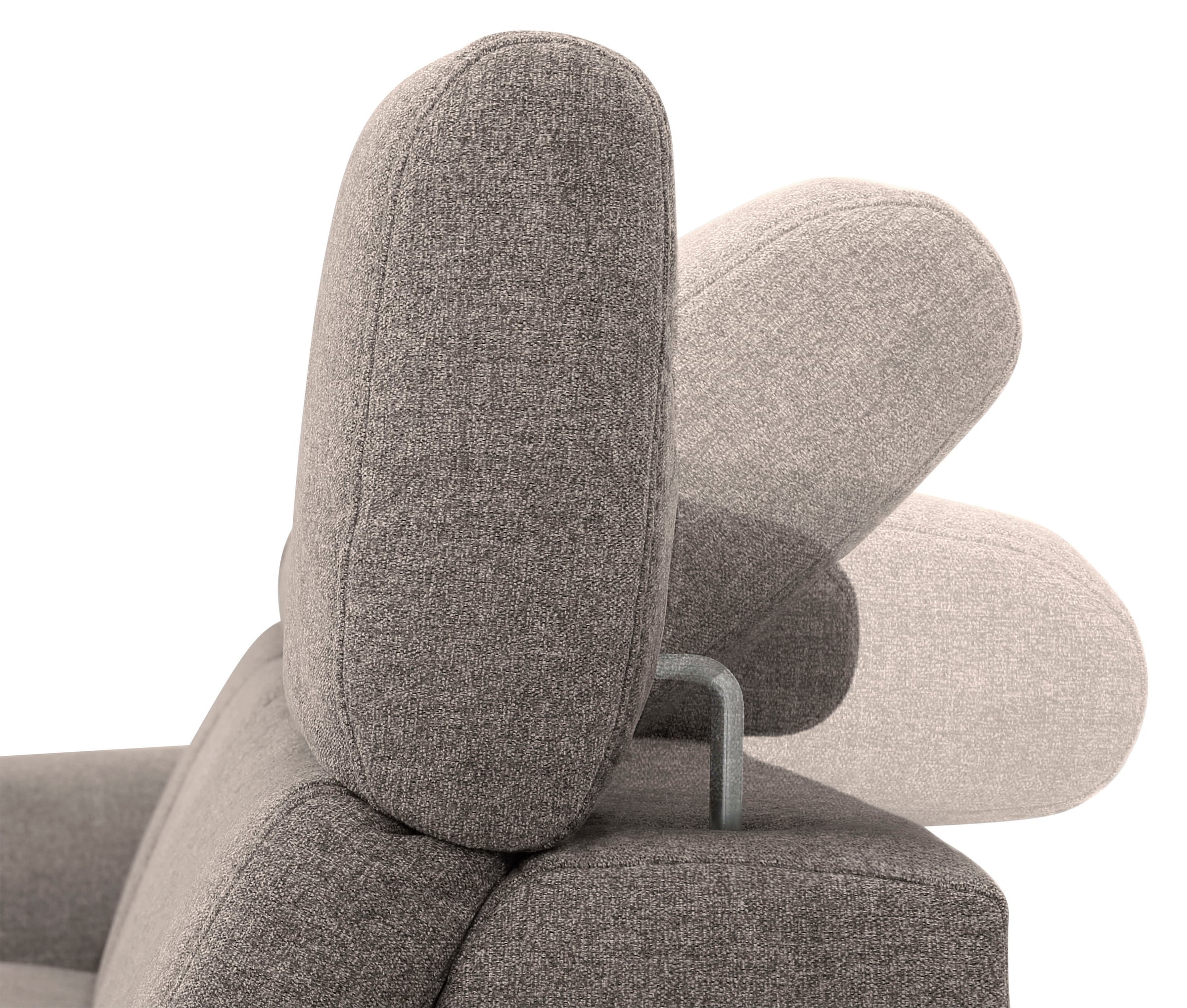 Home affaire Wohnlandschaft »Conville U-Form«, Kopfteilverstellung wahlweise mit Bettfunktion und Bettkasten