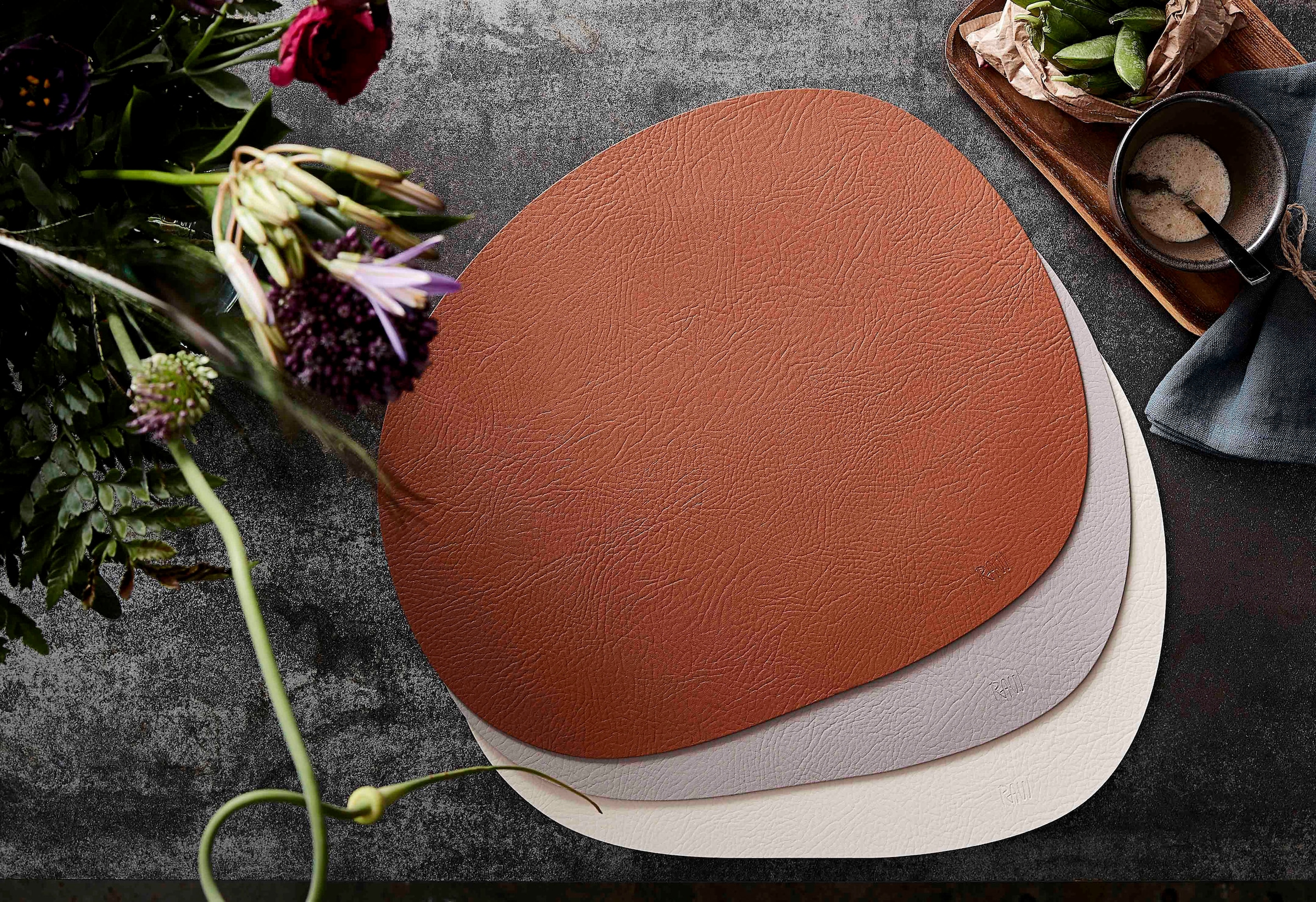 aida RAW Platzset »Buffalo« 95 % Recycelleder