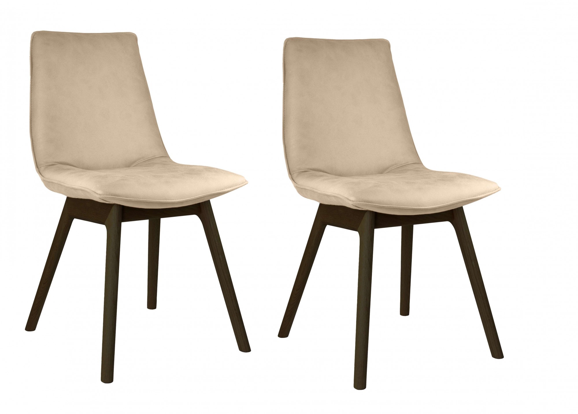 andas Esszimmerstuhl »Ramon«, (Set), 2 St., Microfaser, mit Massivholzbeine günstig online kaufen
