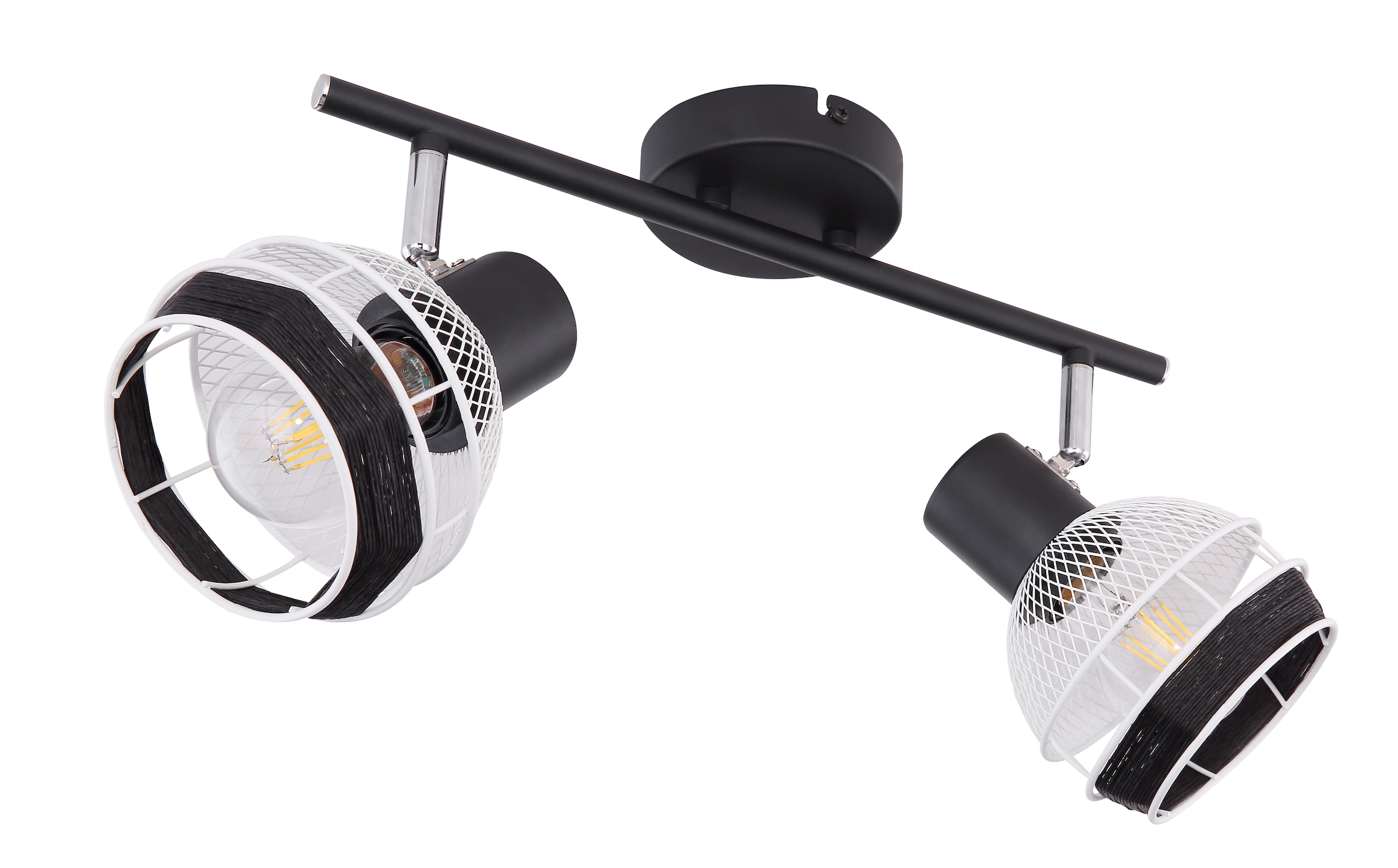 GLOBO LIGHTING Deckenstrahler »GRIDDY« E27 1 Stk. Spot Deckenspot Flur Schlafzimmer Wohnzimmer