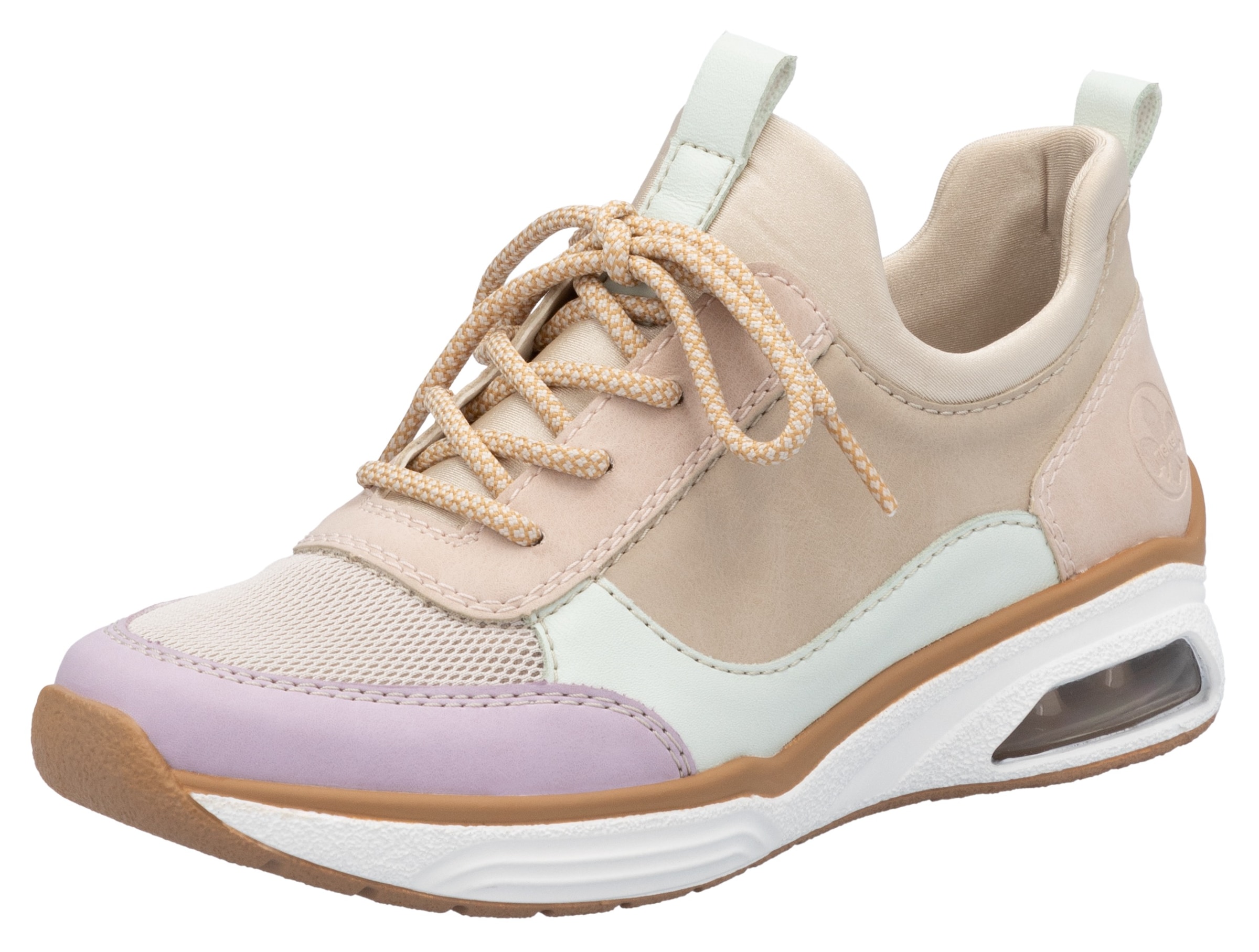 Rieker Slip-On Sneaker, Halbschuh, Freizeitschuh, Schlupfschuh mi elastischem Einstieg