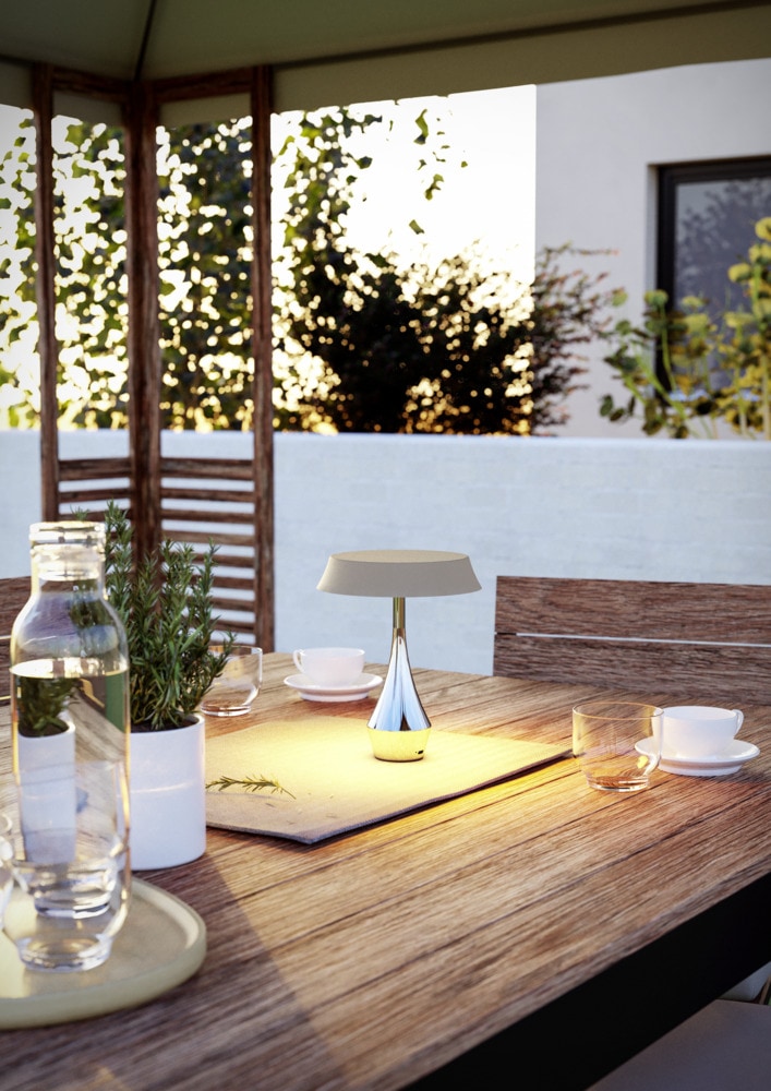 EGLO LED Tischleuchte »TURCIO« LED-Modul 1 Stk. Kabellose LED Tischlampe Turcio, Akku Touch Lampe dimmbar