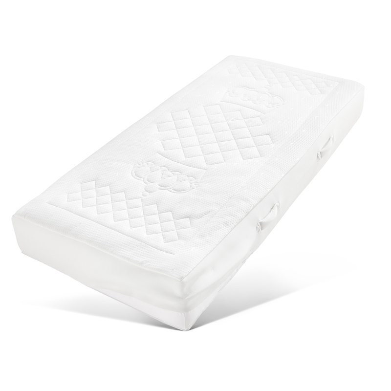 MY HOME Matratzenersatzbezug »Percy, 90x200 cm, 140x200 cm und weiteren Größen« Hochwertiges Steppmuster und Klimaband für Matratzen von 19-22cm weiß