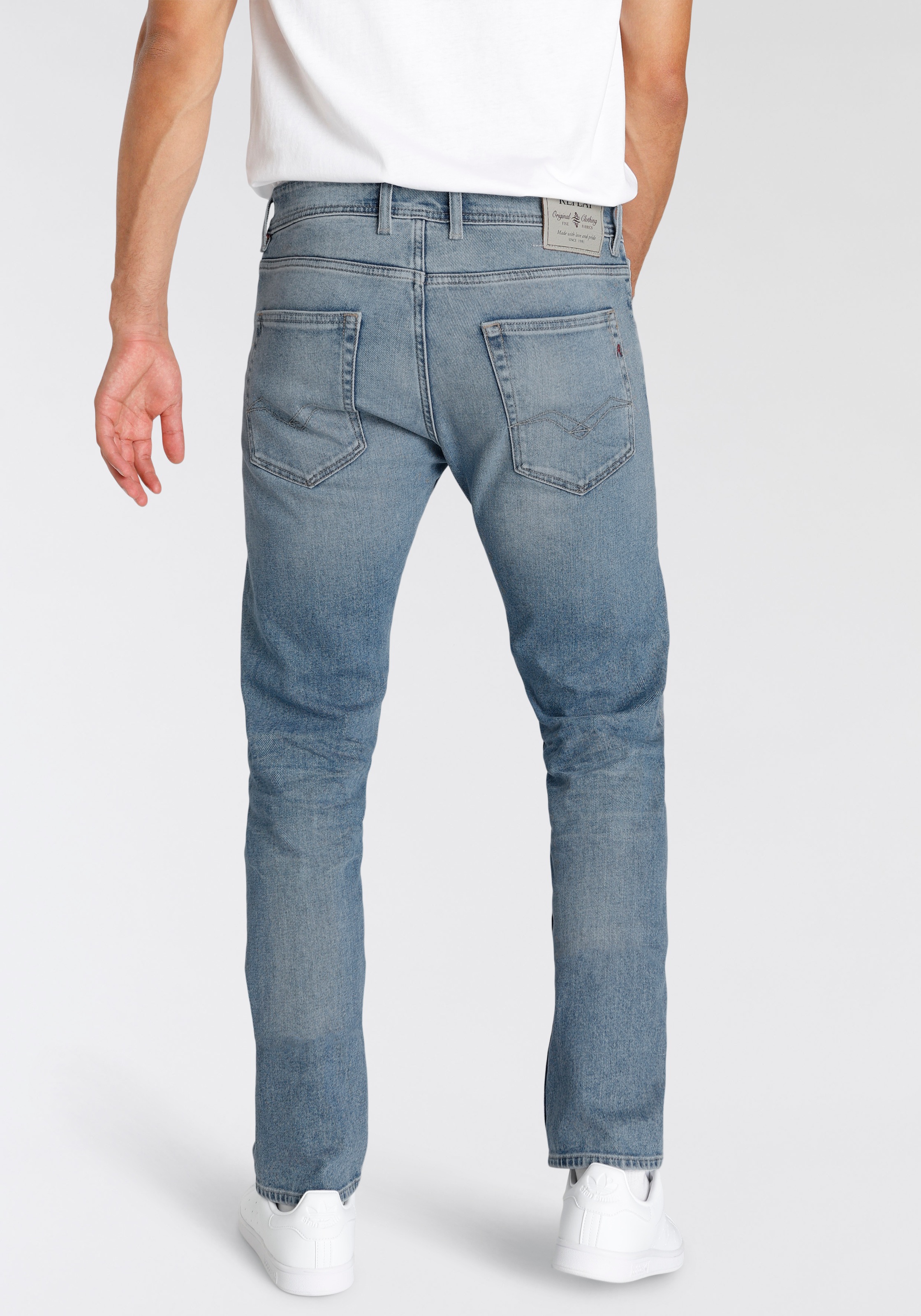 Replay Straight-Jeans »GROVER«, in vielen verschiedenen Waschungen, mit Stretch