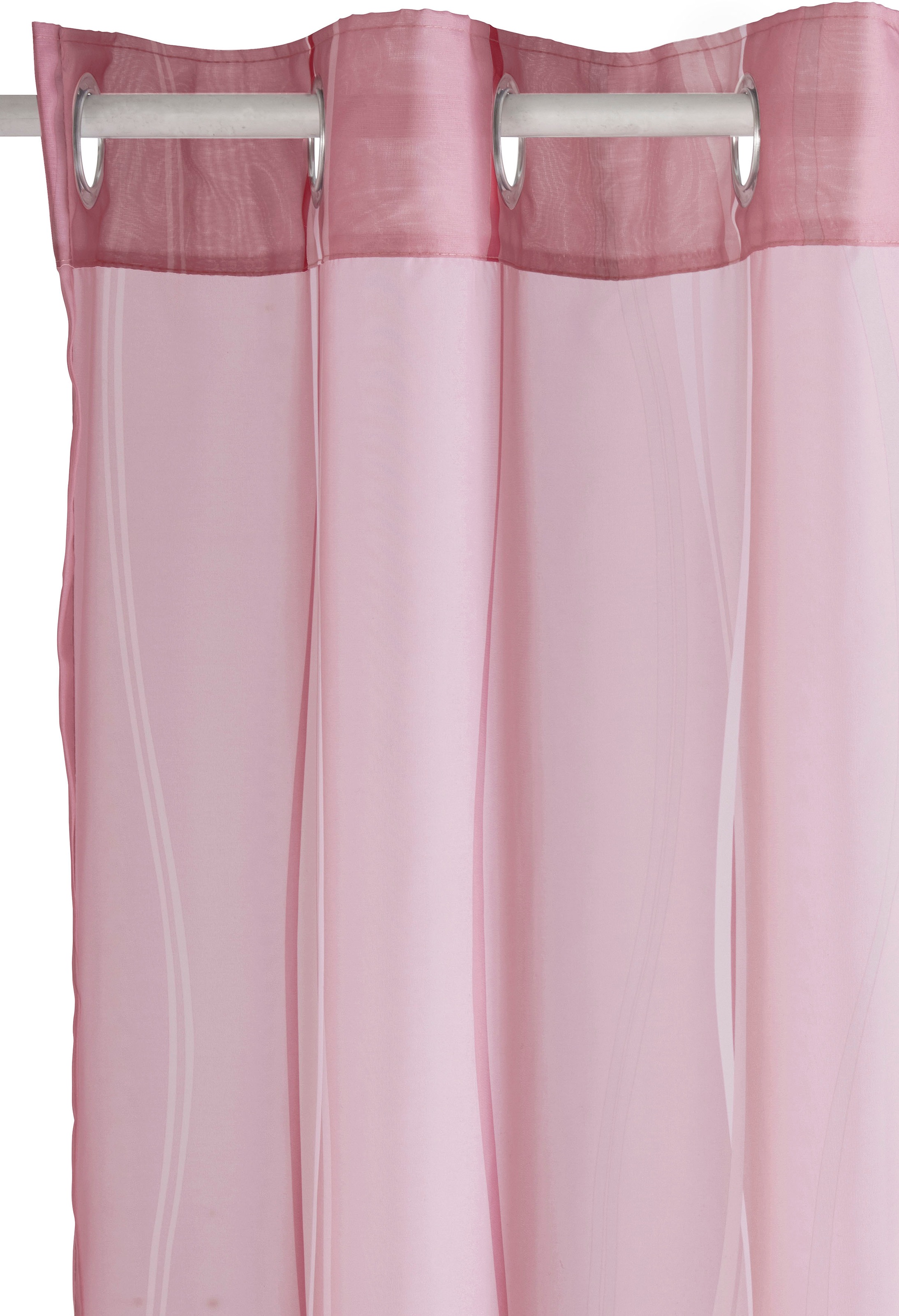 my home Gardine »Dimona«, (2 St.), 2er-Set, transparent, Voile, Polyester