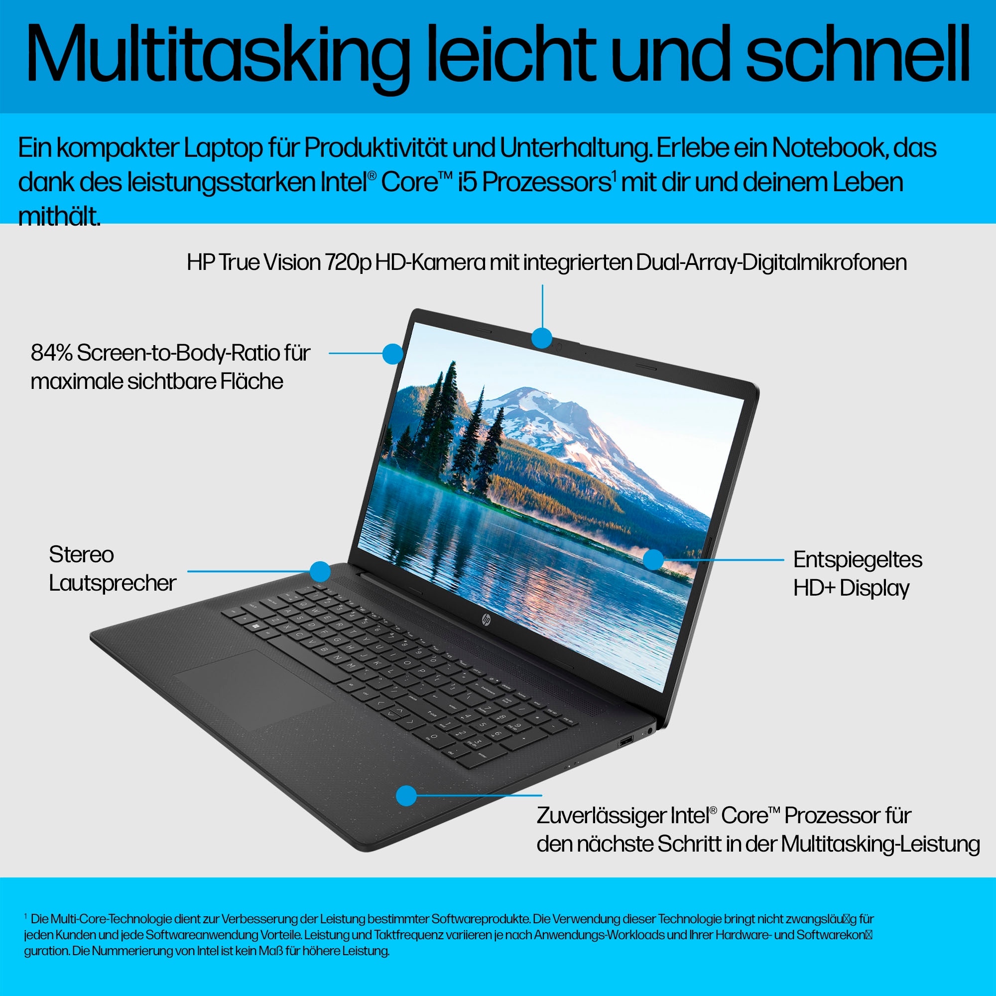 HP Notebook »17-cn3041ng Jet Black«