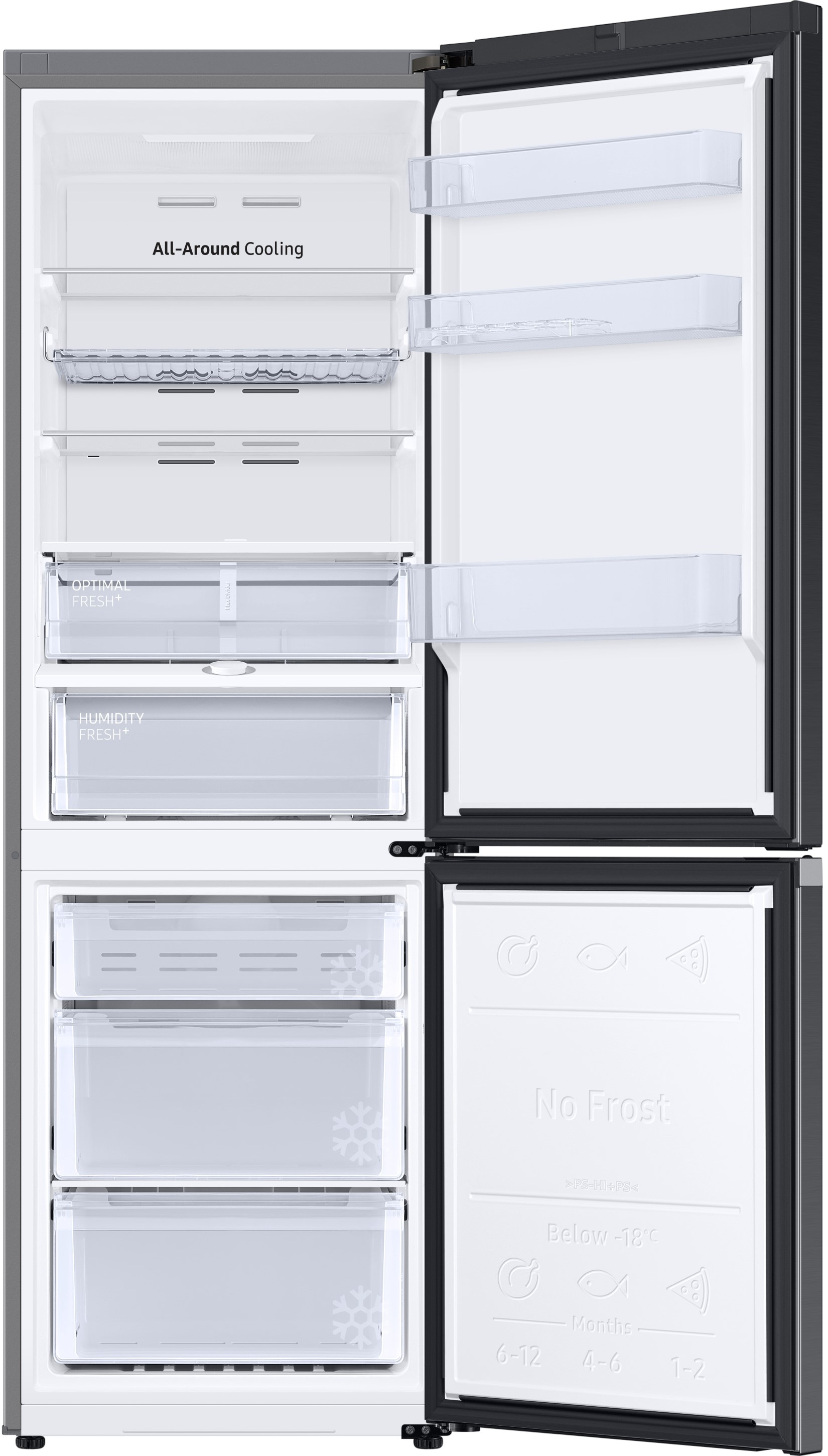 Samsung Kühl-/Gefrierkombination RB7300 »RB34C605CB1/EF« 185,3 cm hoch 59,5 cm breit