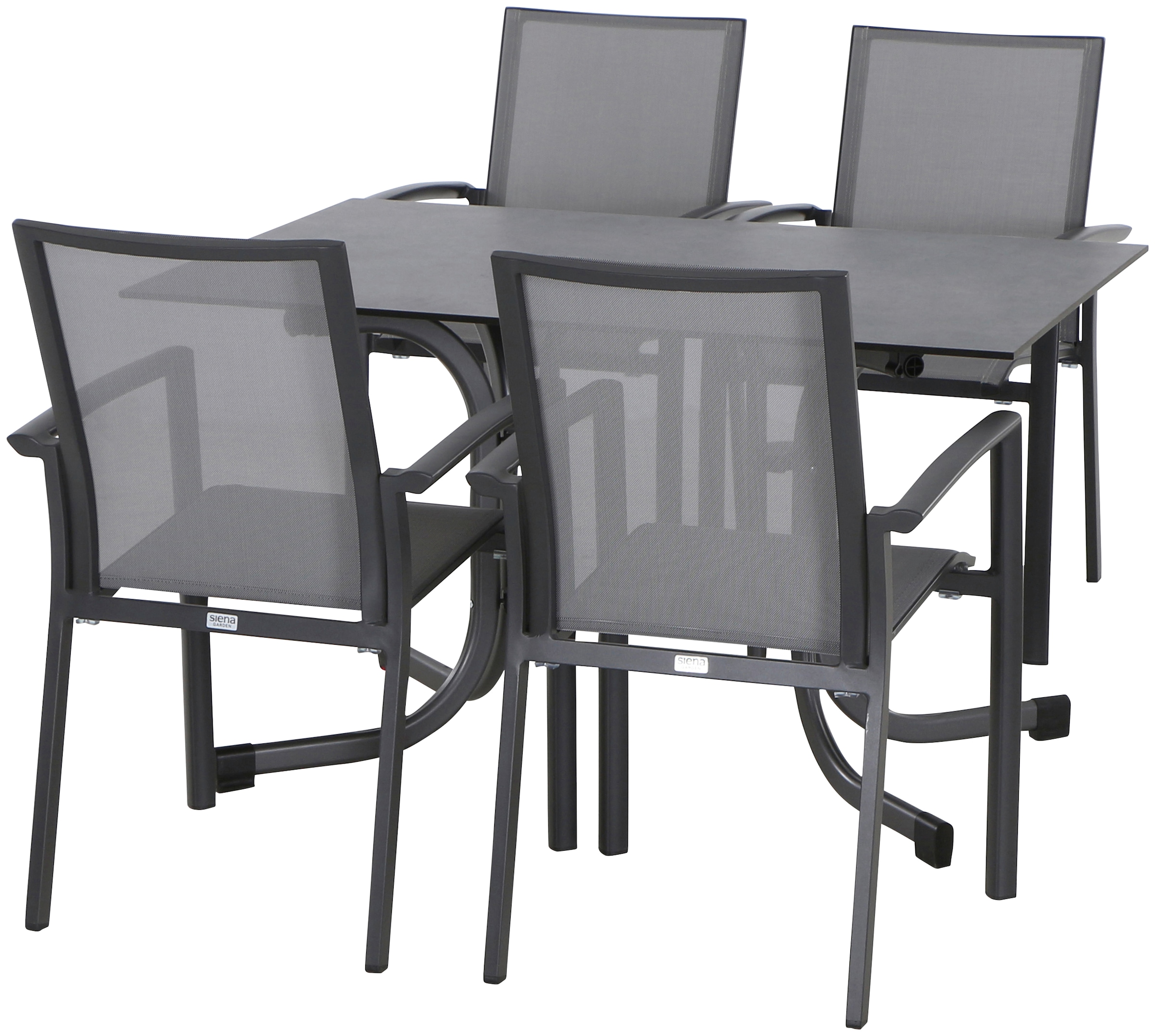 Siena Garden Garten-Essgruppe »Velia« 5 Stk. tlg. günstig online kaufen