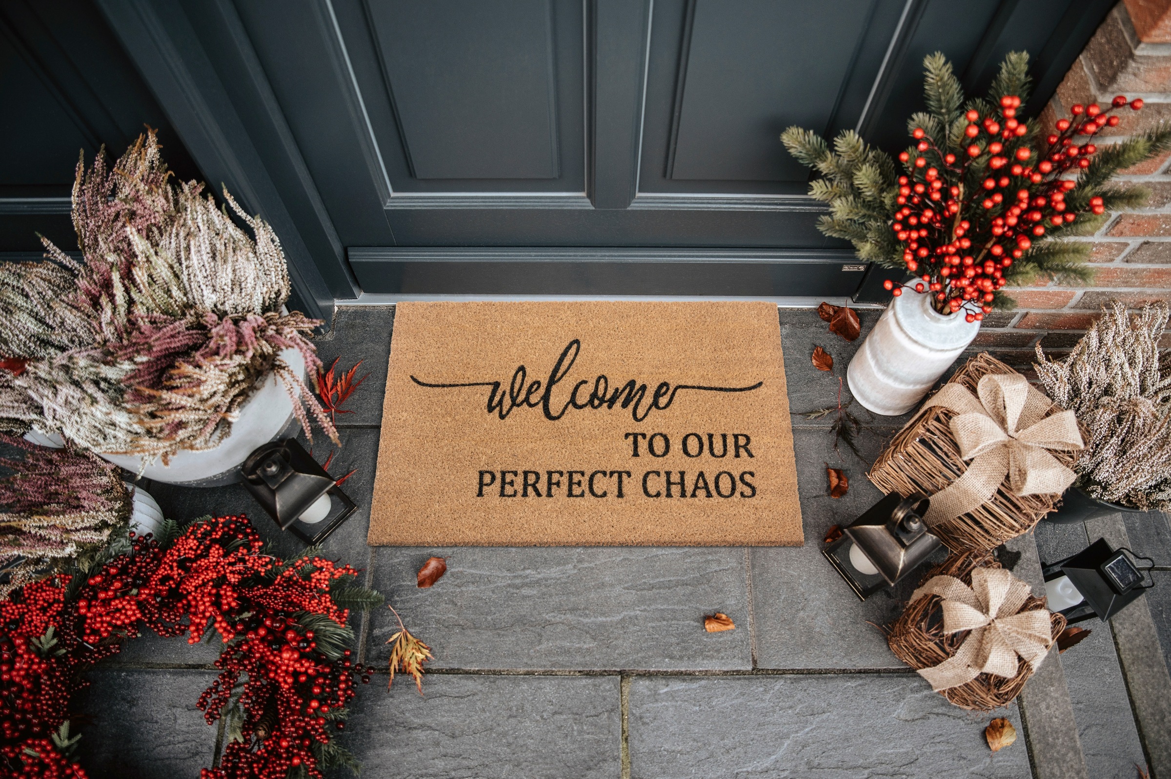 HANSE Home Fußmatte »Kokos Perfect Chaos, Türmatte«, rechteckig, 15 mm Höhe, Kokos, Schmutzfangmatte, Outdoor, Rutschfest, Innen, Kokosmatte, Flur