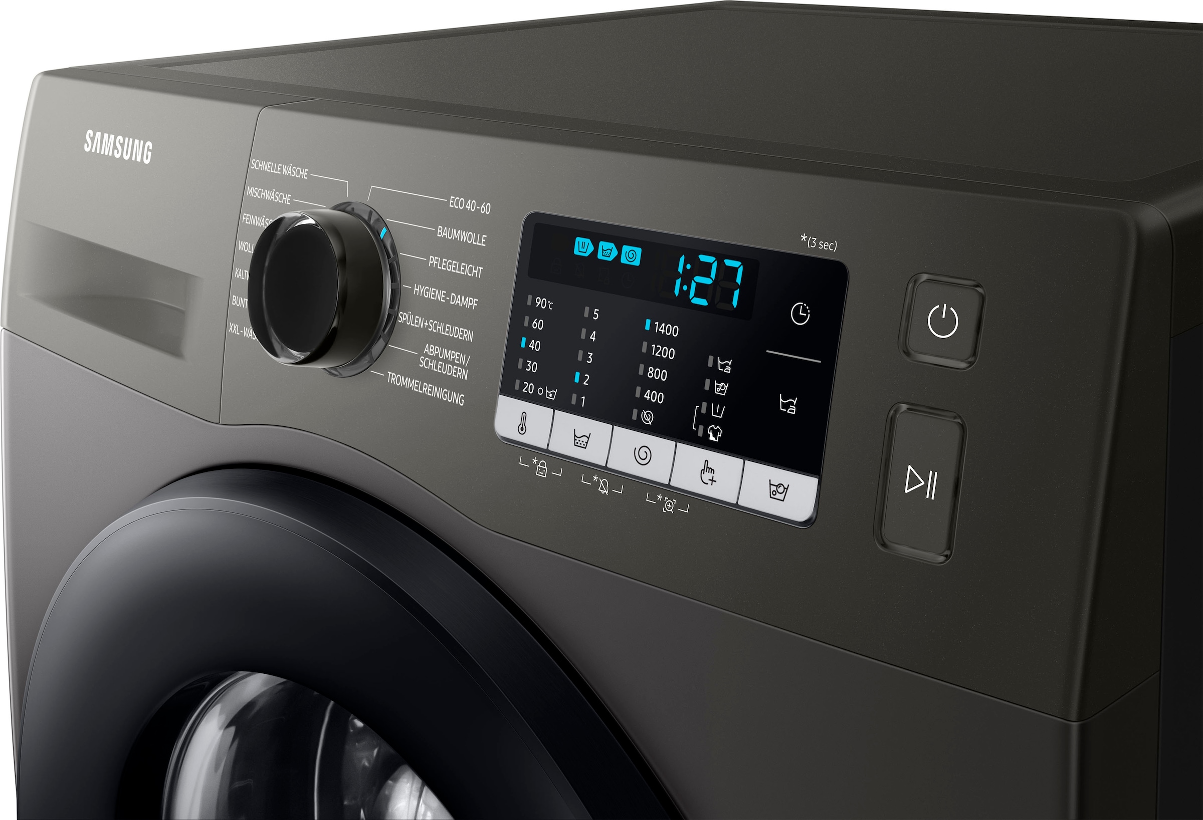 15. Bild von Samsung Waschmaschine »WW70TA049AX«, WW5000T INOX, WW70TA049AX, 7 kg, 1400 U/min