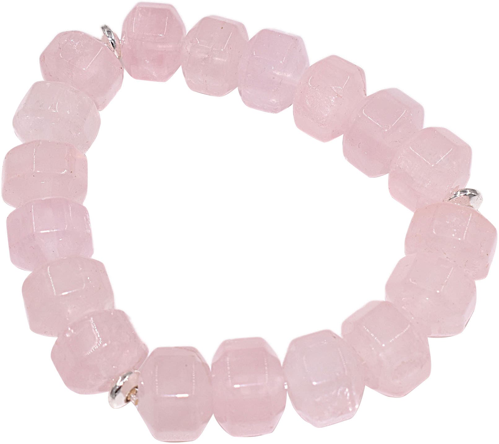 Firetti Schmuckset »Multipack Schmuck Geschenk Messing Ohrringe Armband Kette Edelsteine«, (Set, 4 tlg.), Made in Germany - mit Hämatit, Rosenquarz
